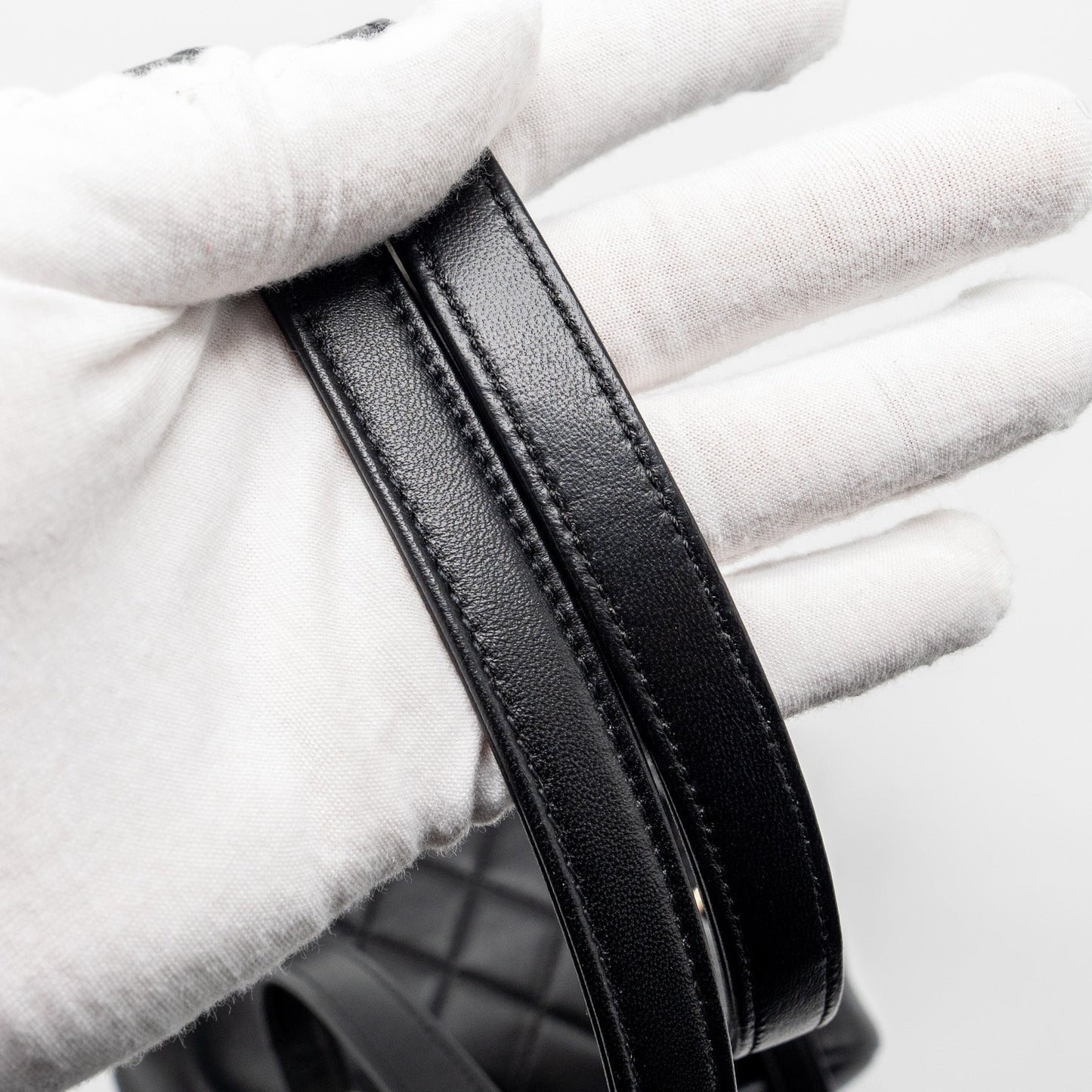 Chanel mini Duma backpack Lambskin black L (microchip)