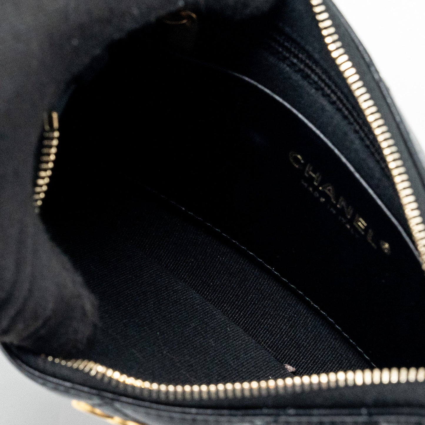 Chanel Hobo Shoulder Bag Lambskin Black (Microchip)