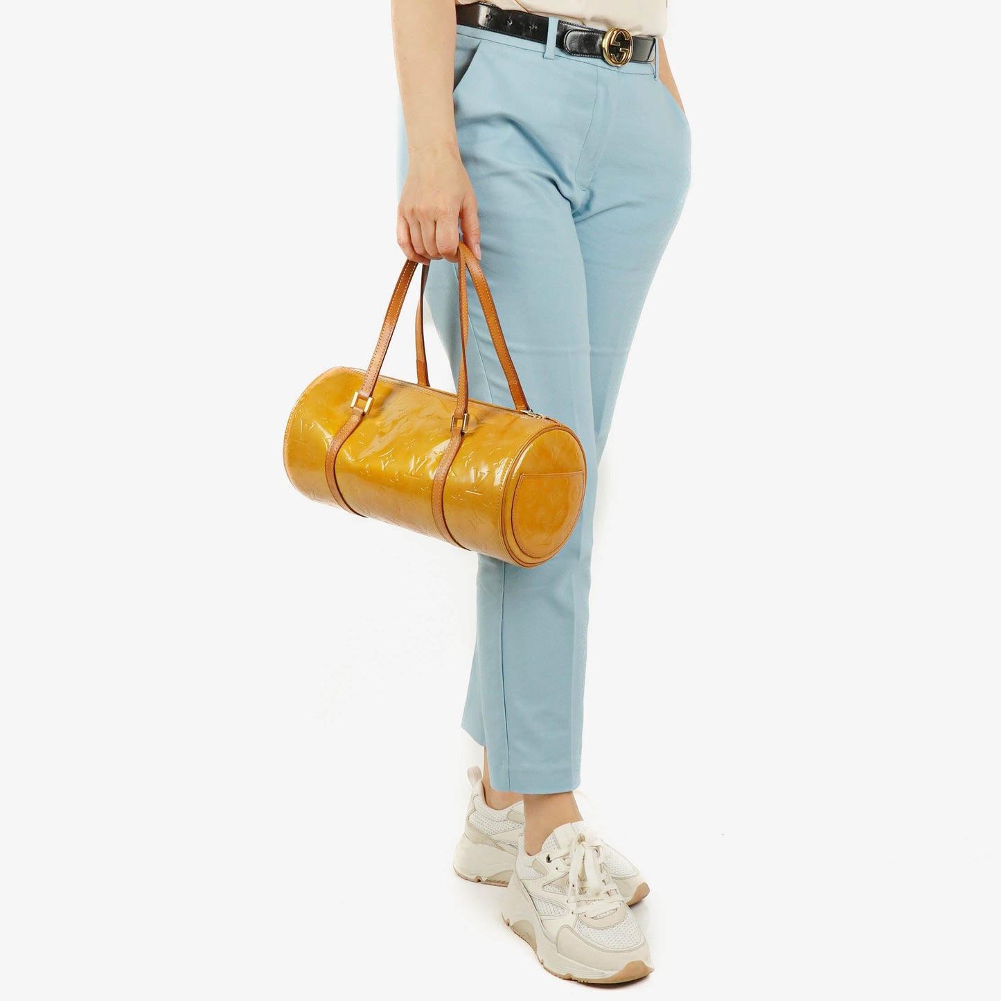 Louis Vuitton Papillon 30 Bedford Monogram Vernis Leather Bag