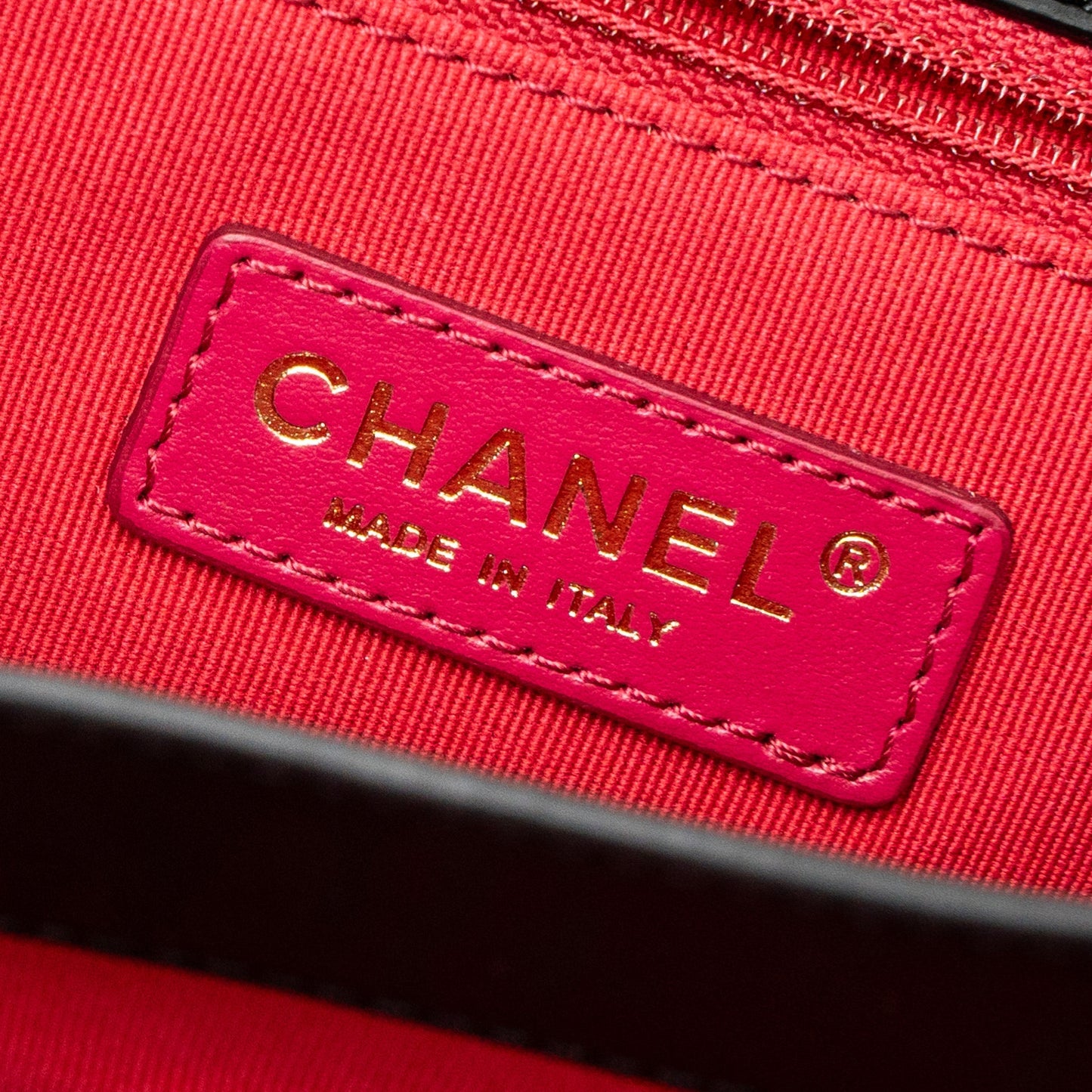 Chanel Quilted Square Flap Bag Goatskin Black Brushed  (Microchip)