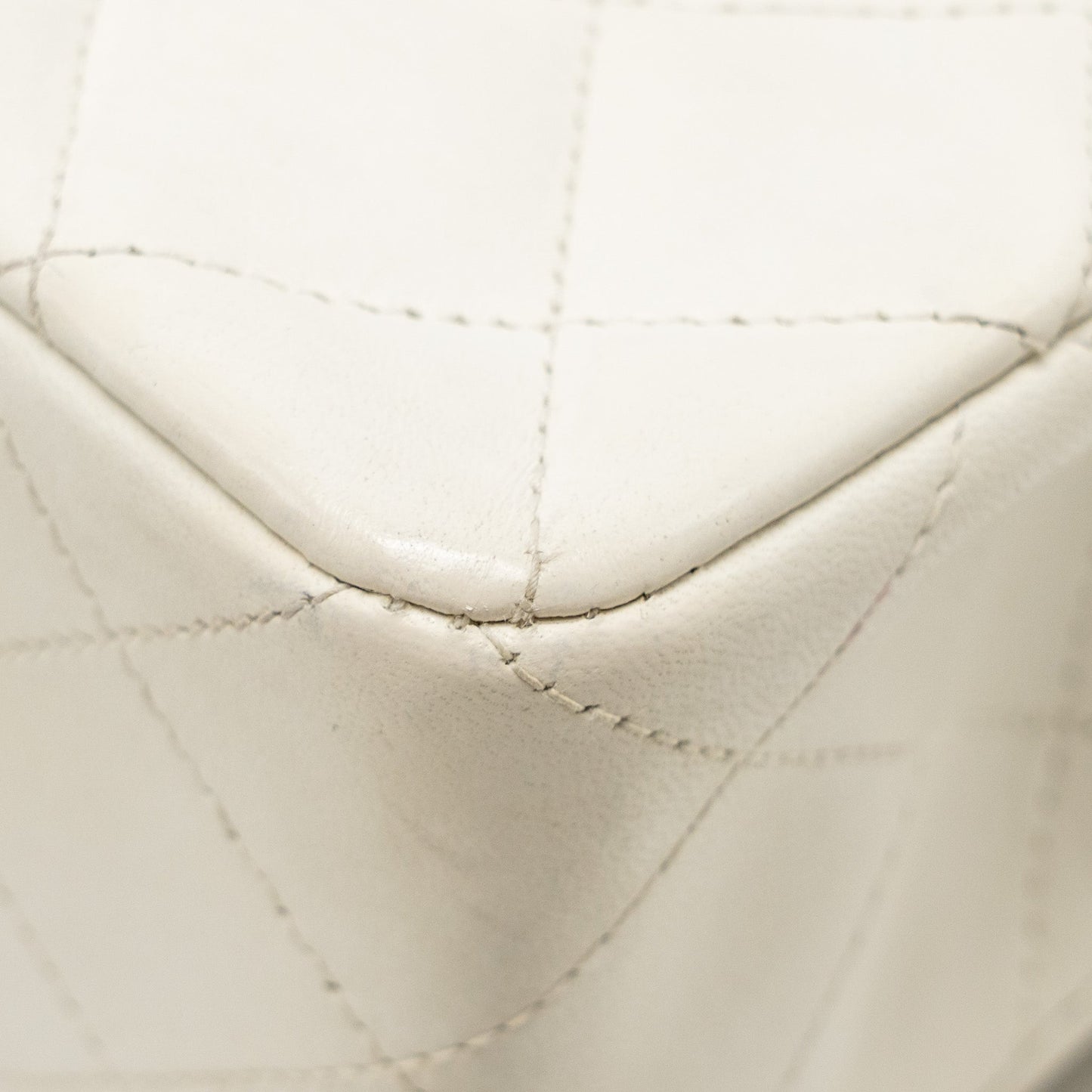 Chanel  Small Classic Double Flap Bag Lambskin White