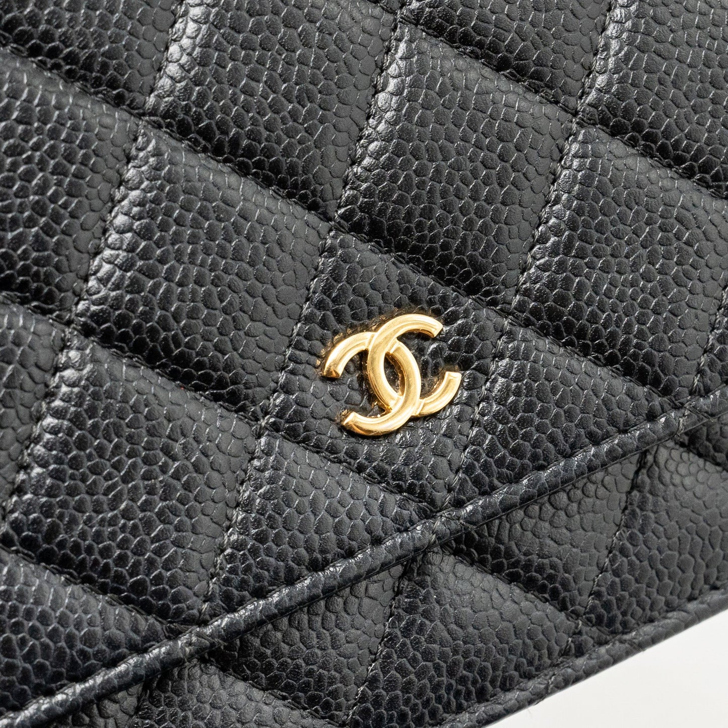 Chanel Classic Wallet On Chain Caviar Black