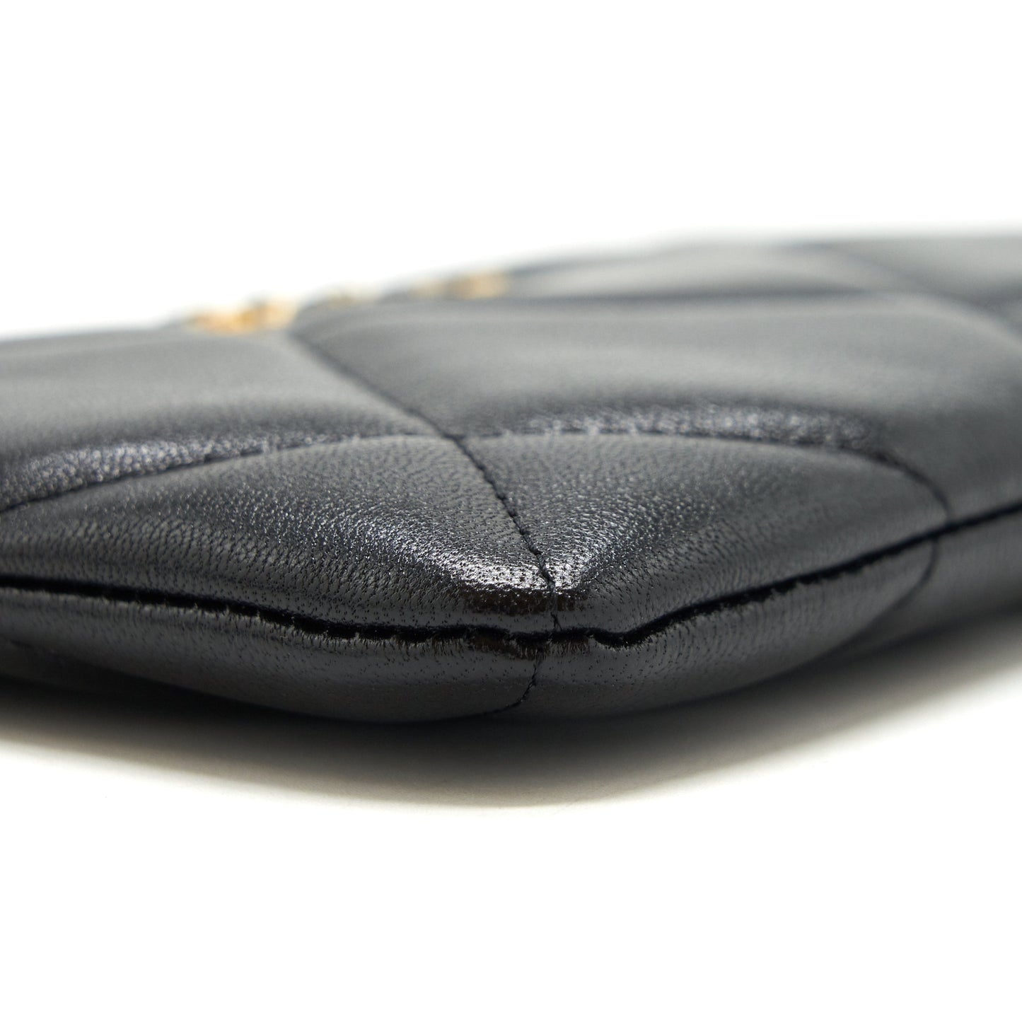 Chanel 19 Small pouch Goatskin Black