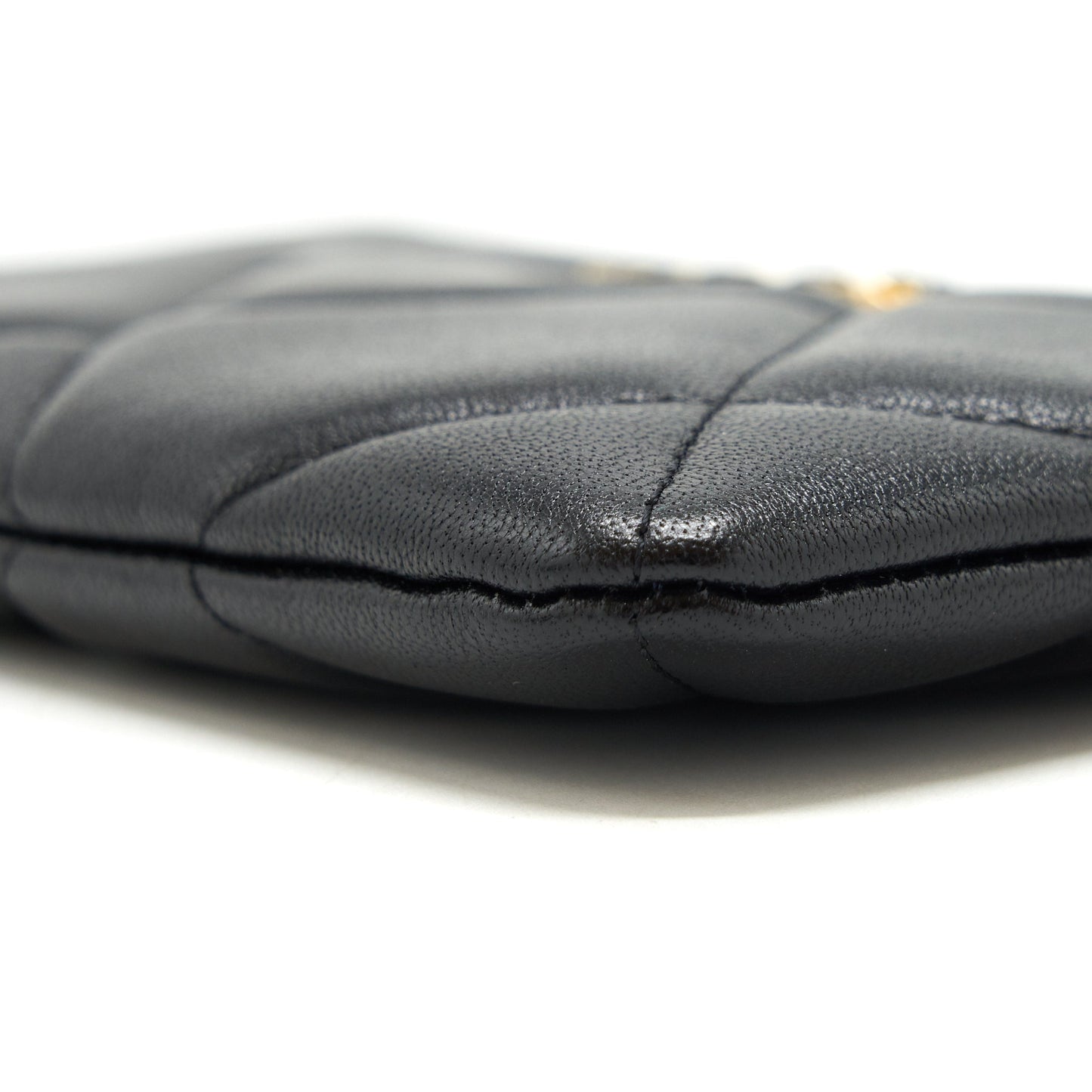 Chanel 19 Small pouch Goatskin Black