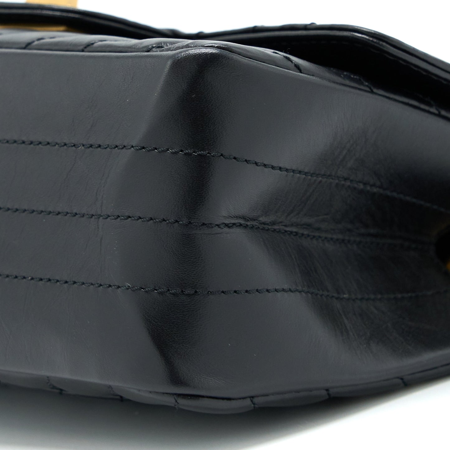 Chanel 2.55 Reissue Mini Chevron Flap Bag Aged Calfskin  Black