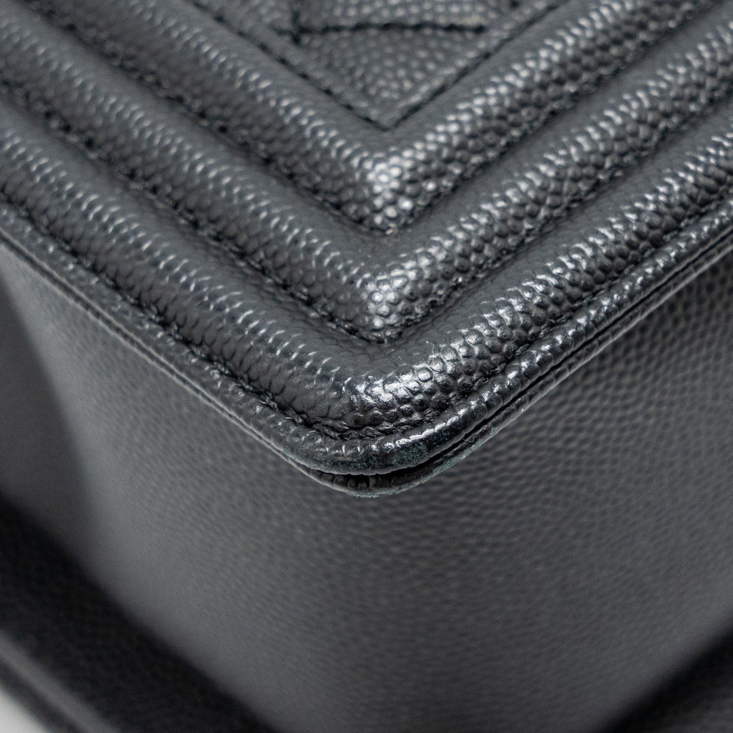 CHANEL Medium Boy Bag Caviar Black
