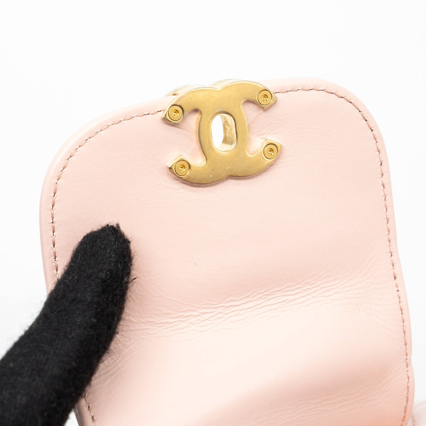 Chanel 23k Mini Shopping Tote Calfskin Light Pink (Microchip)