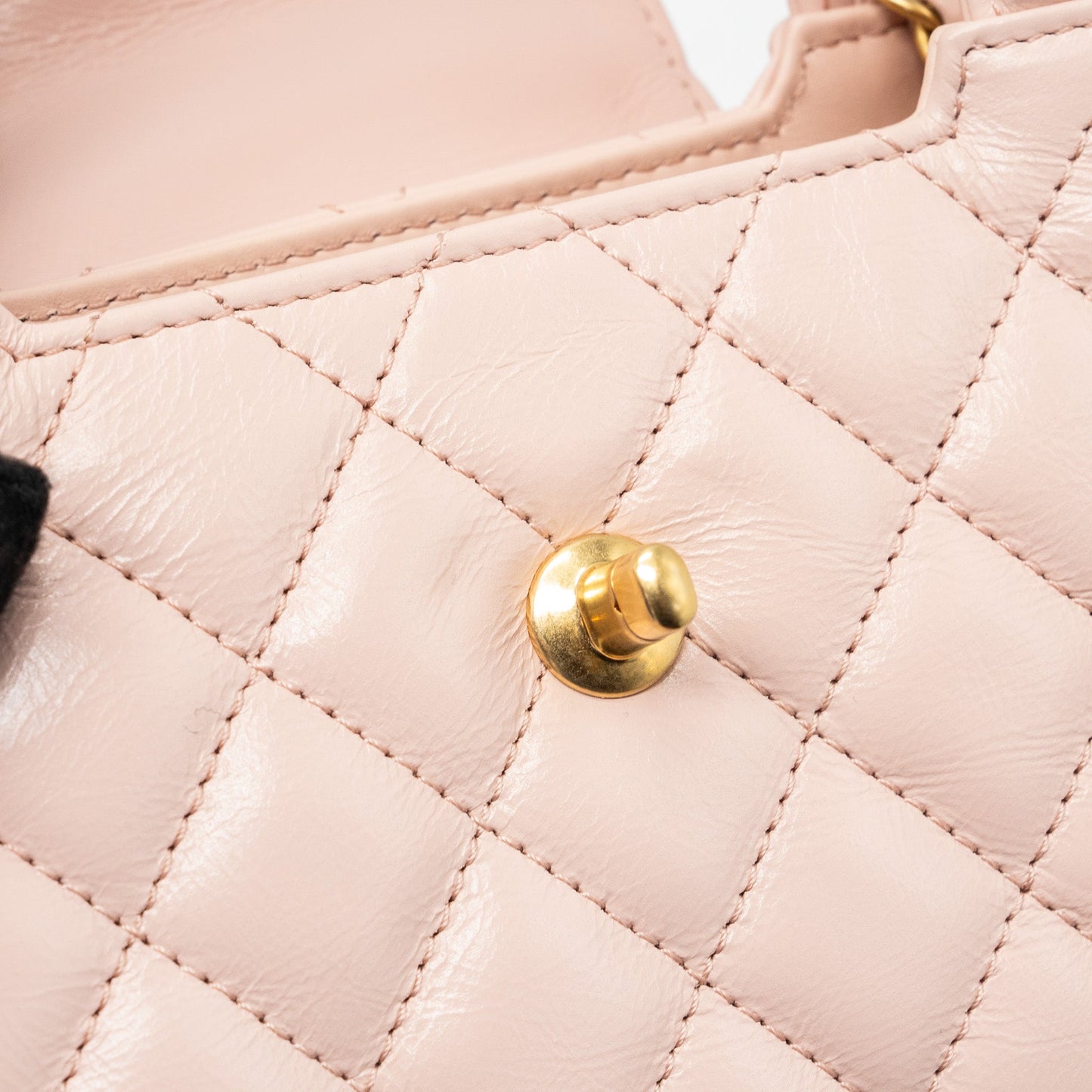 Chanel 23k Mini Shopping Tote Calfskin Light Pink (Microchip)