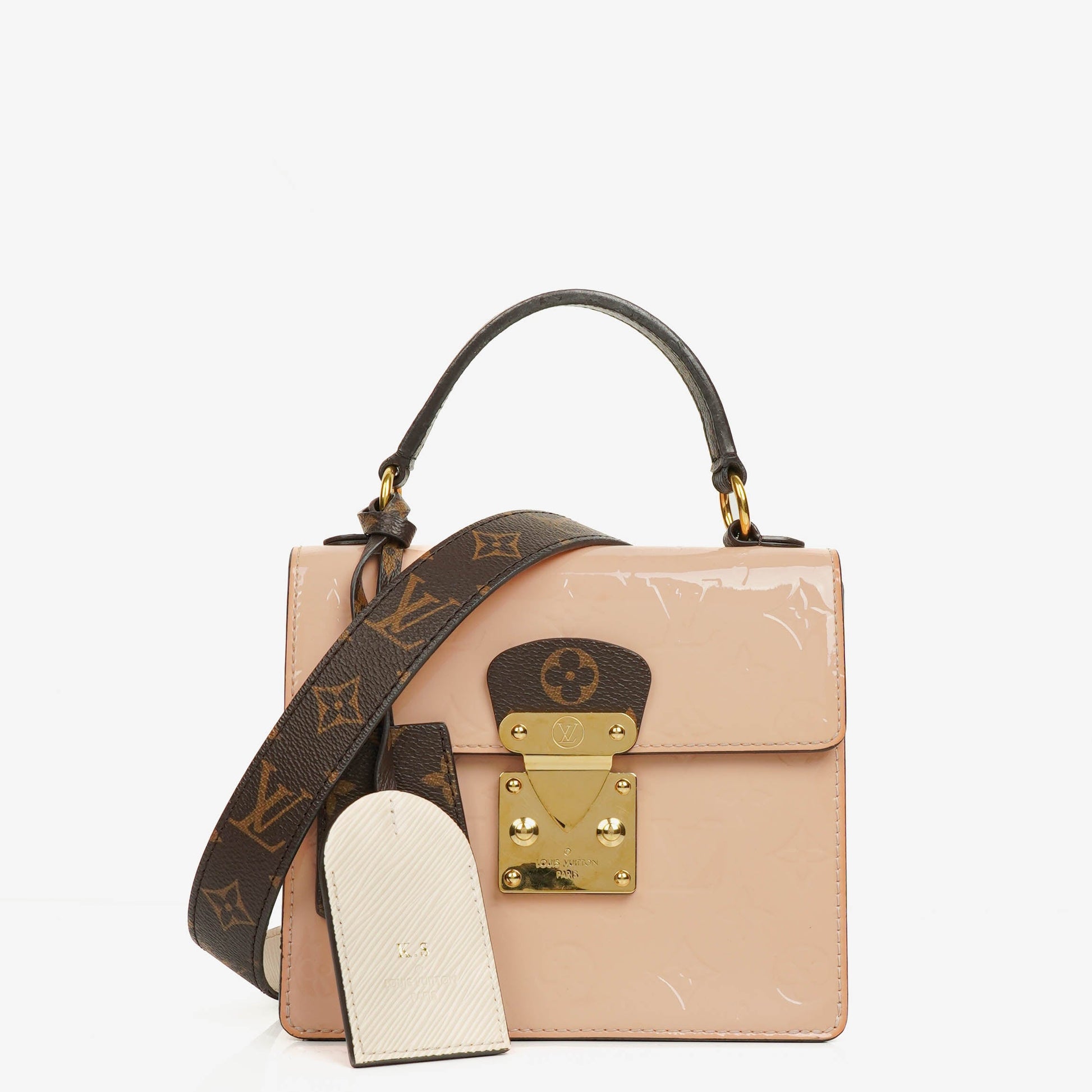 Louis Vuitton Rose Ballerine Vernis Epi Monogram Spring Street Bag