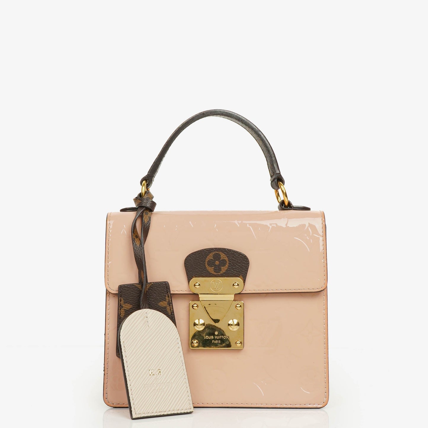 Louis Vuitton Rose Ballerine Vernis Epi Monogram Spring Street Bag