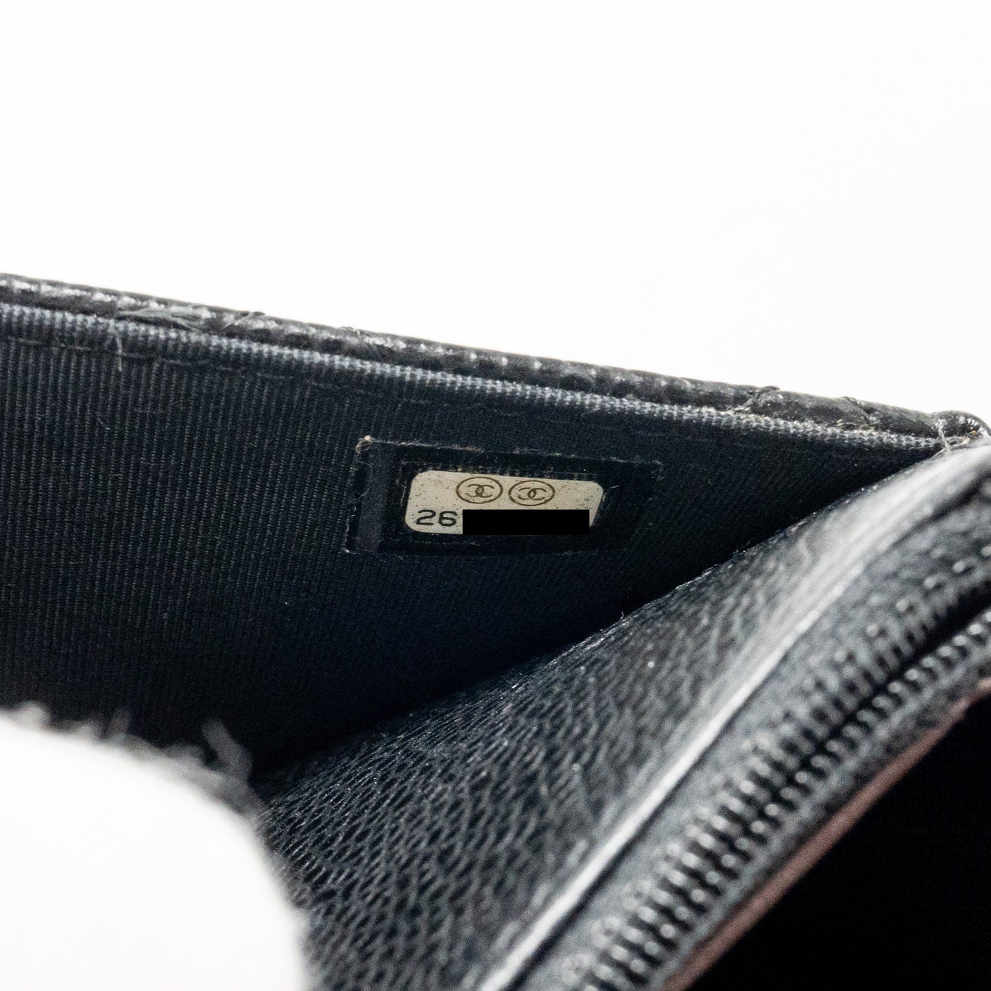 Chanel Classic Wallet On Chain Caviar Black