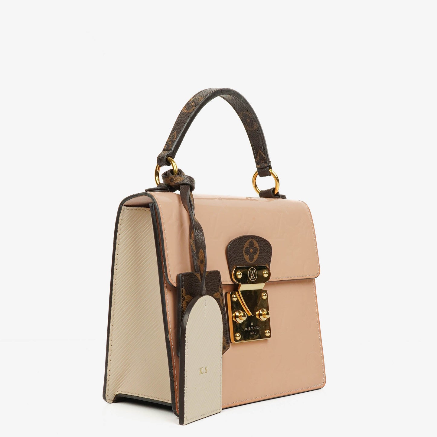 Louis Vuitton Rose Ballerine Vernis Epi Monogram Spring Street Bag