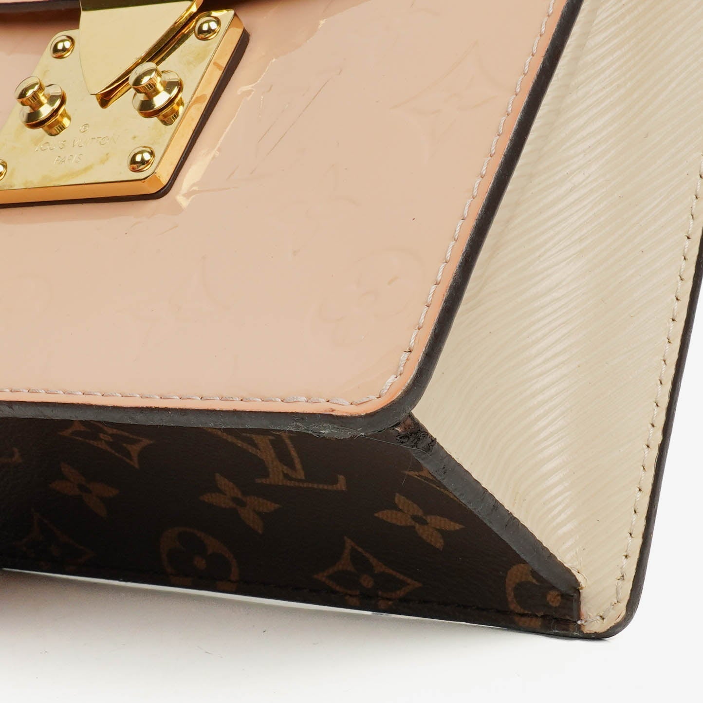 Louis Vuitton Rose Ballerine Vernis Epi Monogram Spring Street Bag