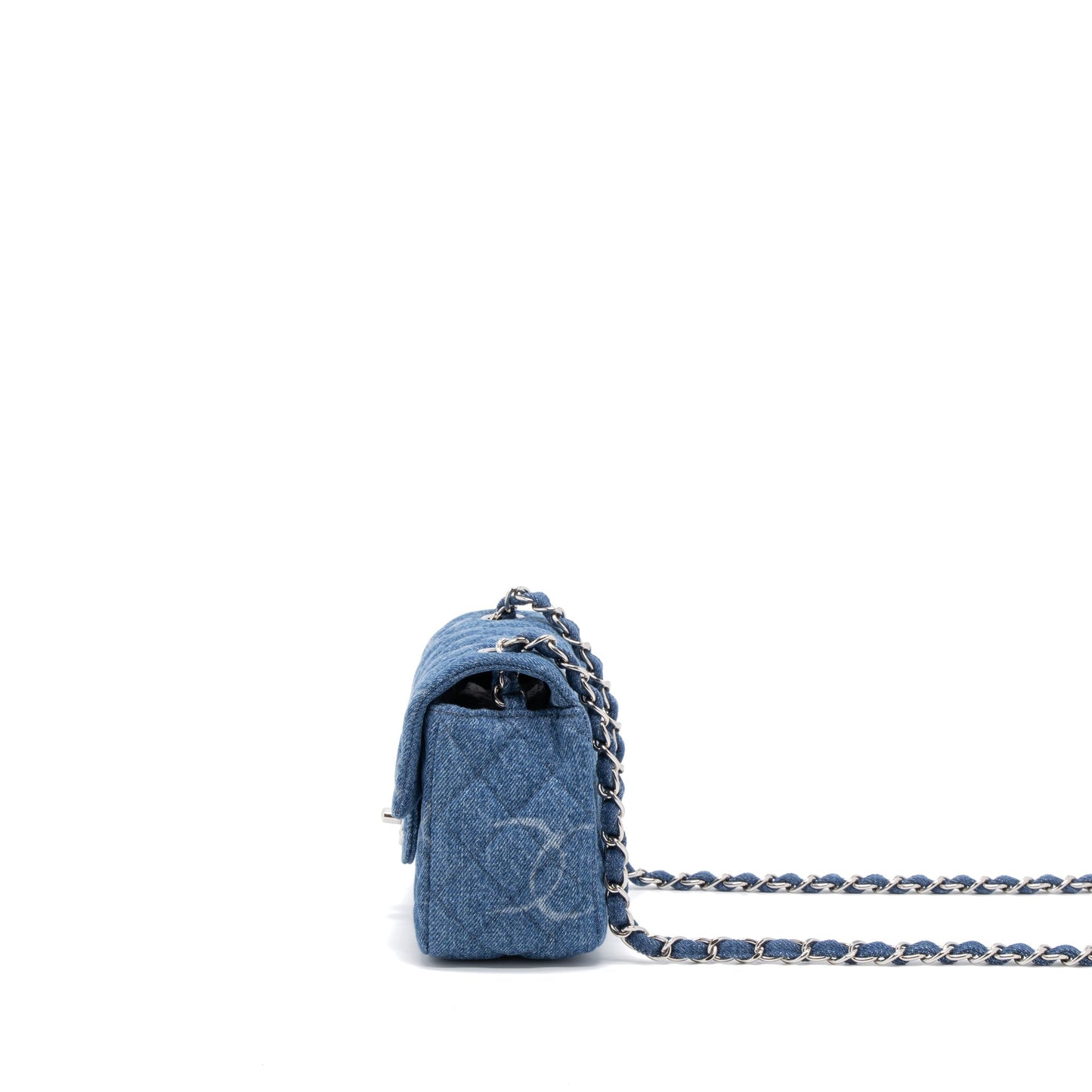 Chanel Mini Square Flap Bag Denim