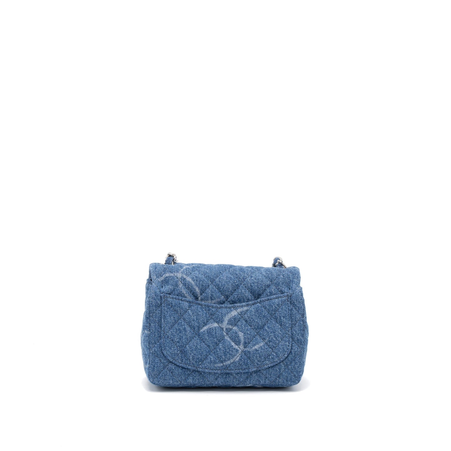 Chanel Mini Square Flap Bag Denim