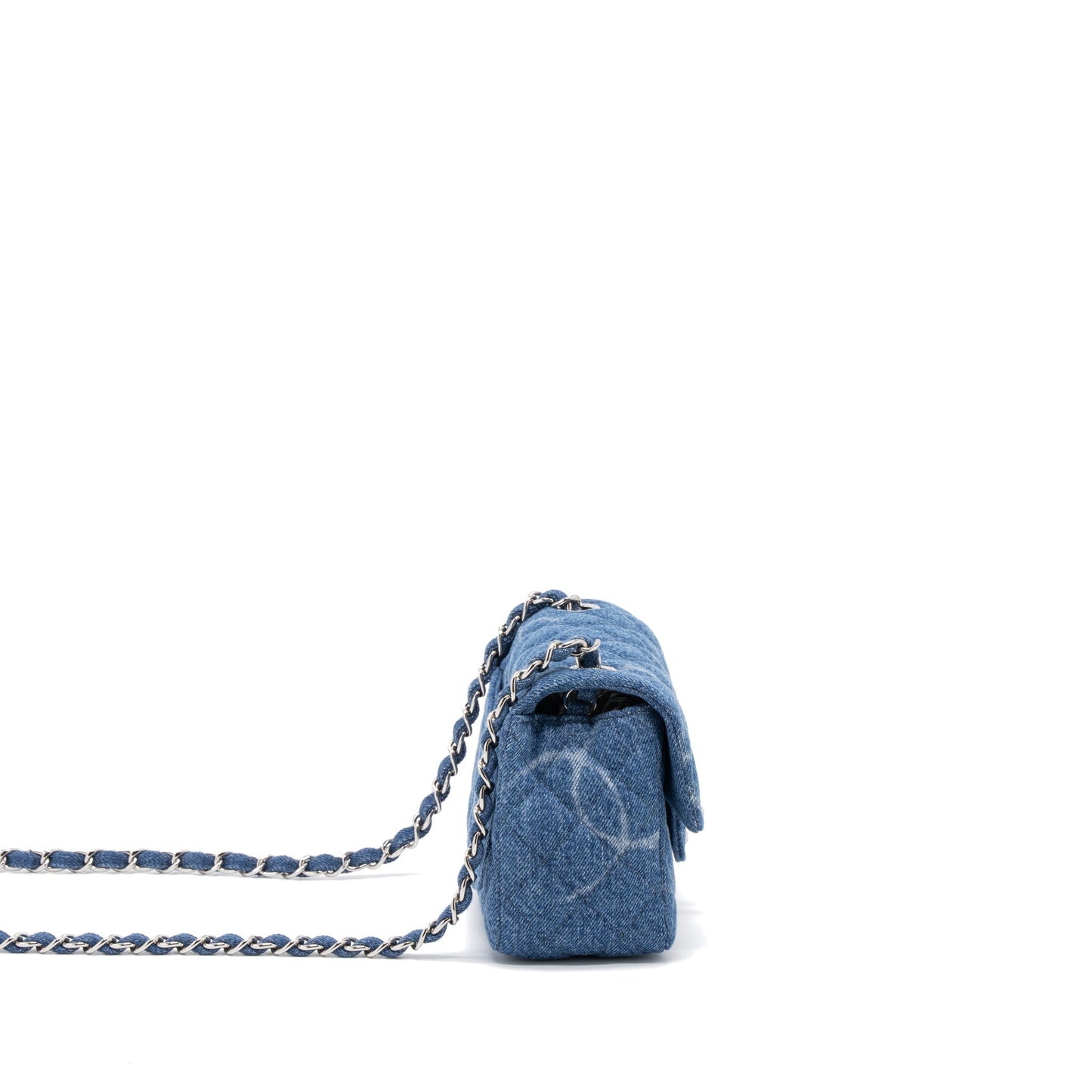 Chanel Mini Square Flap Bag Denim