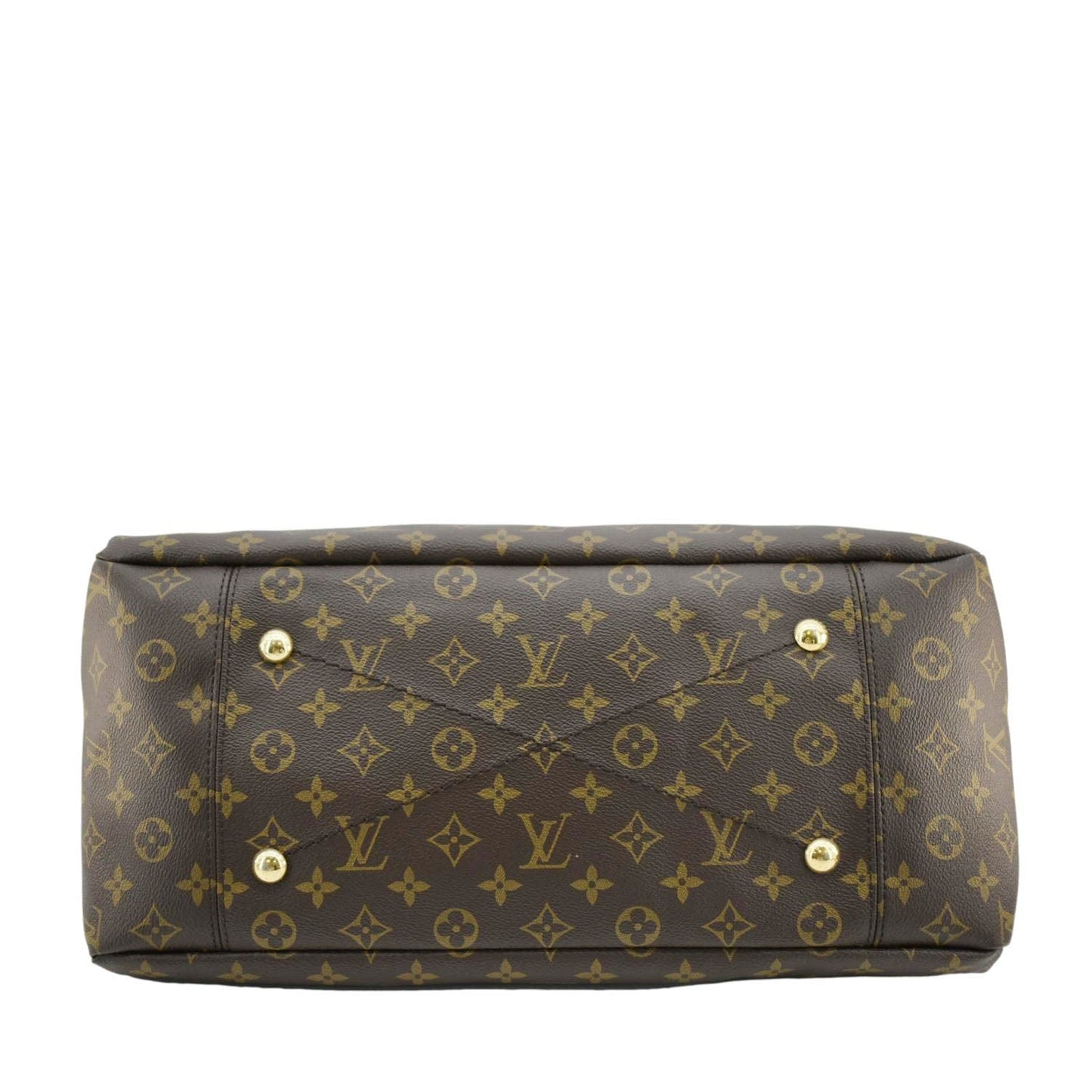 LOUIS VUITTON Artsy MM NM Monogram Canvas Shoulder Bag Brown