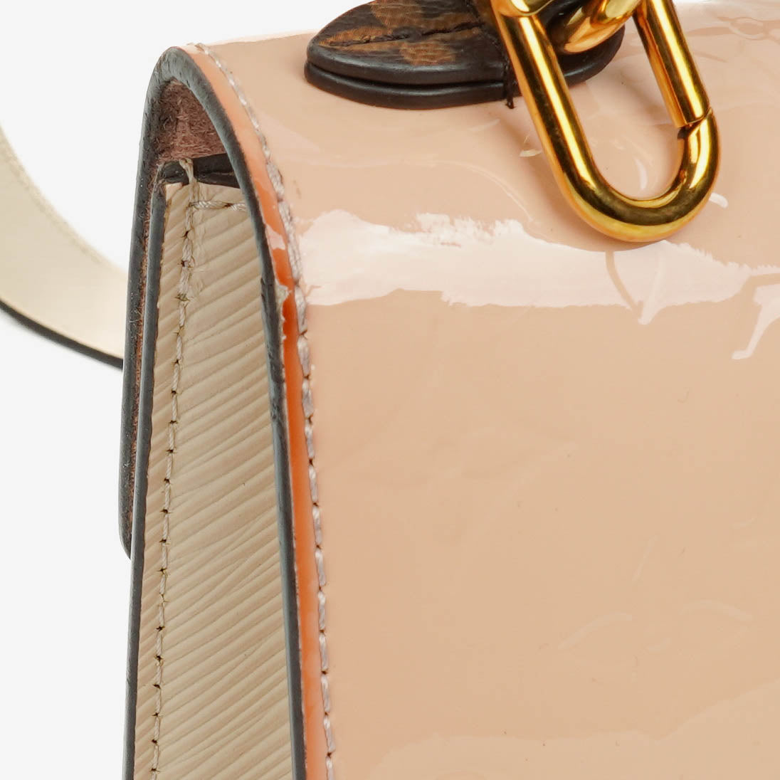 Louis Vuitton Rose Ballerine Vernis Epi Monogram Spring Street Bag