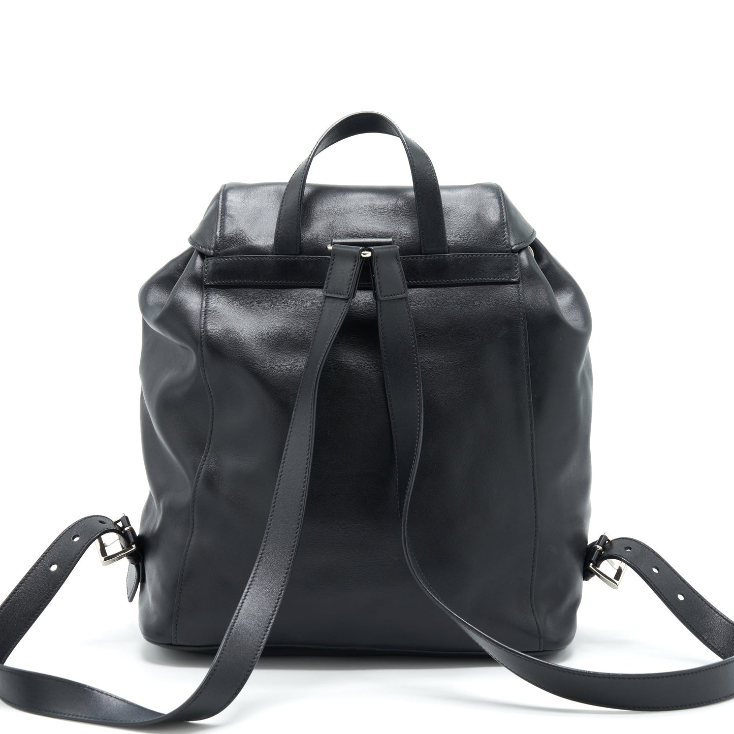 Prada Zainetto Backpack Soft Calfskin Black