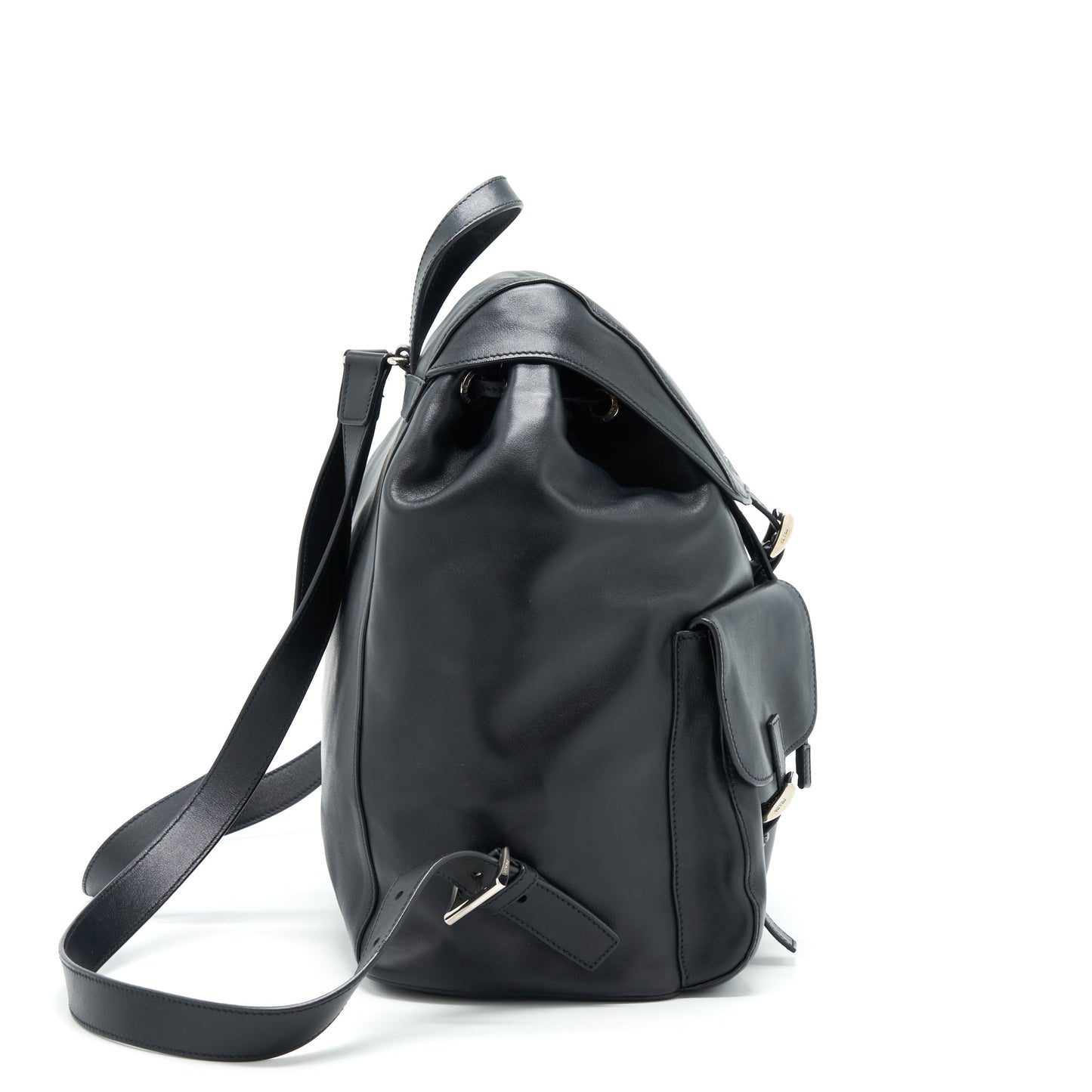 Prada Zainetto Backpack Soft Calfskin Black