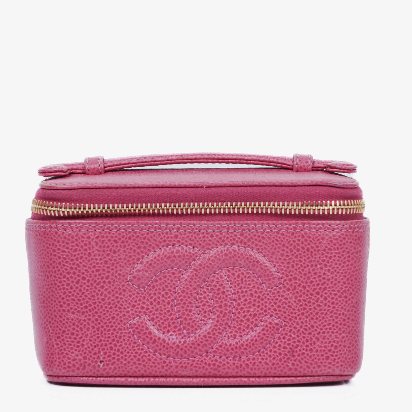 Chanel Caviar Leather Vanity Case