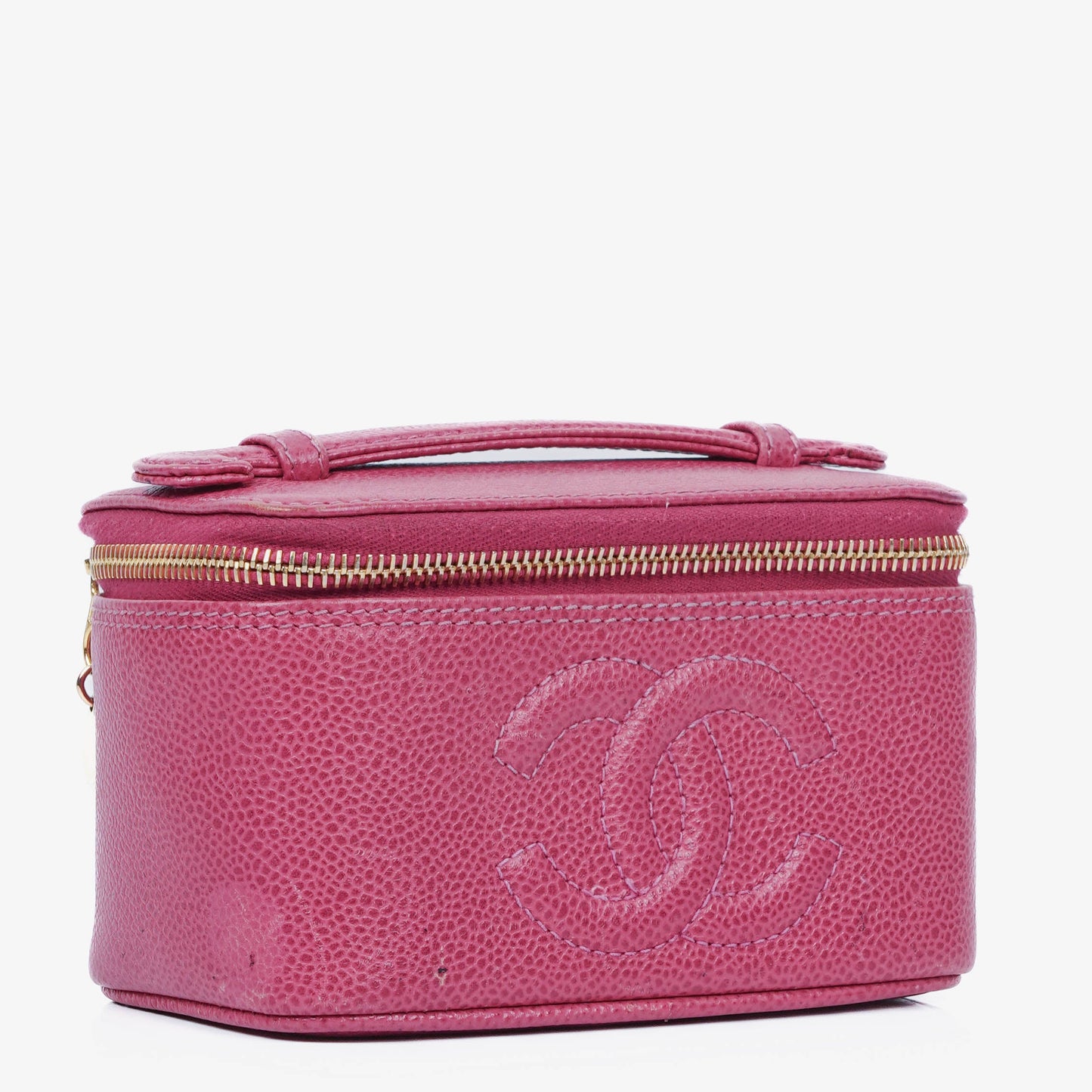 Chanel Caviar Leather Vanity Case