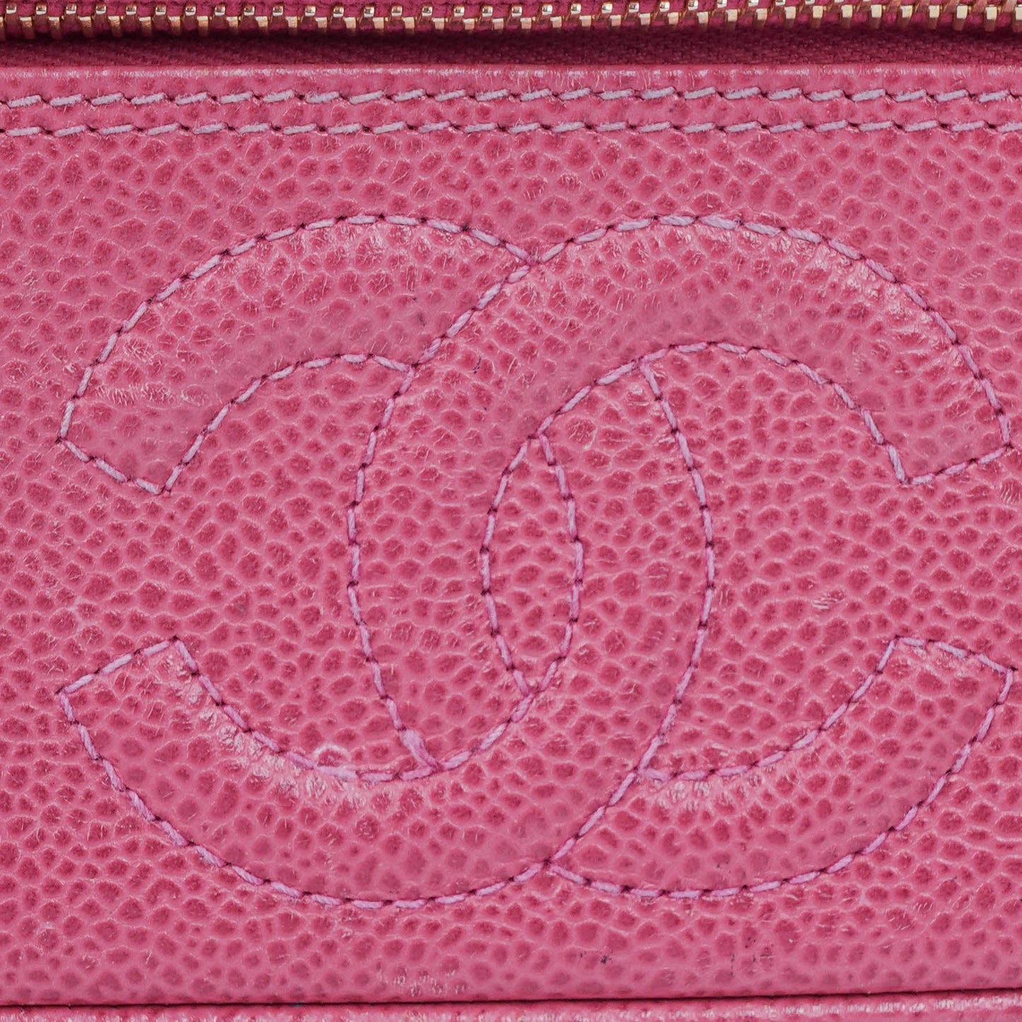 Chanel Caviar Leather Vanity Case