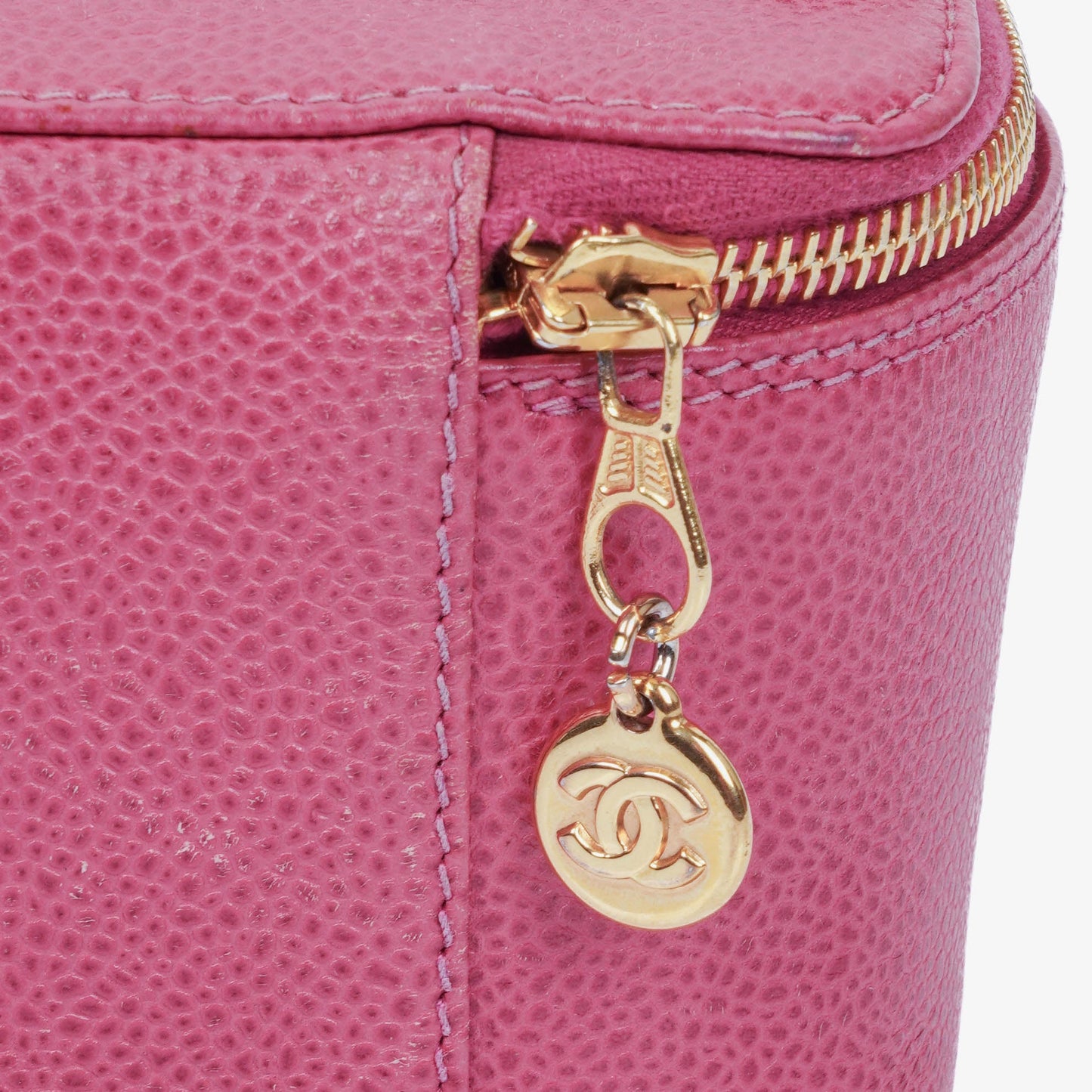 Chanel Caviar Leather Vanity Case