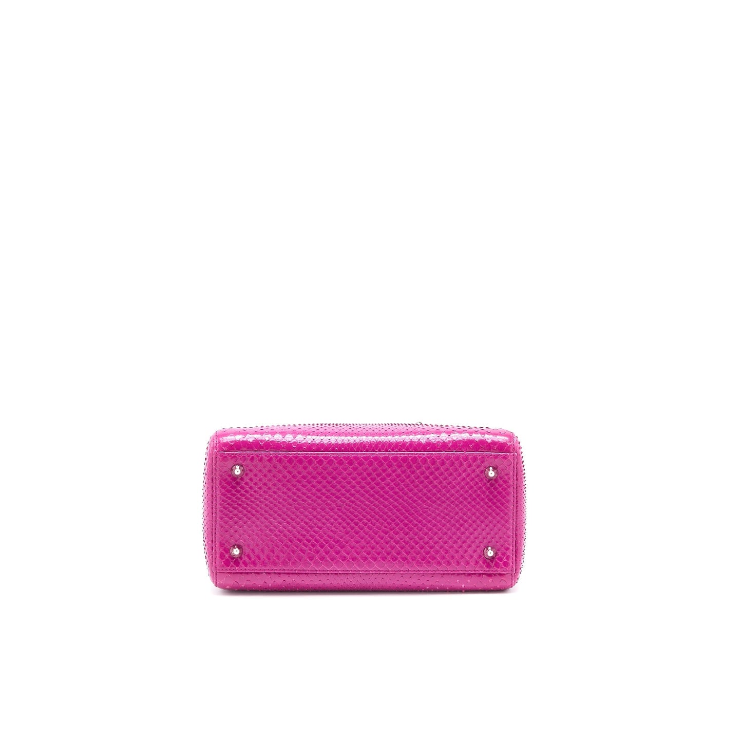 Dior Medium Lady Dior Python Pink