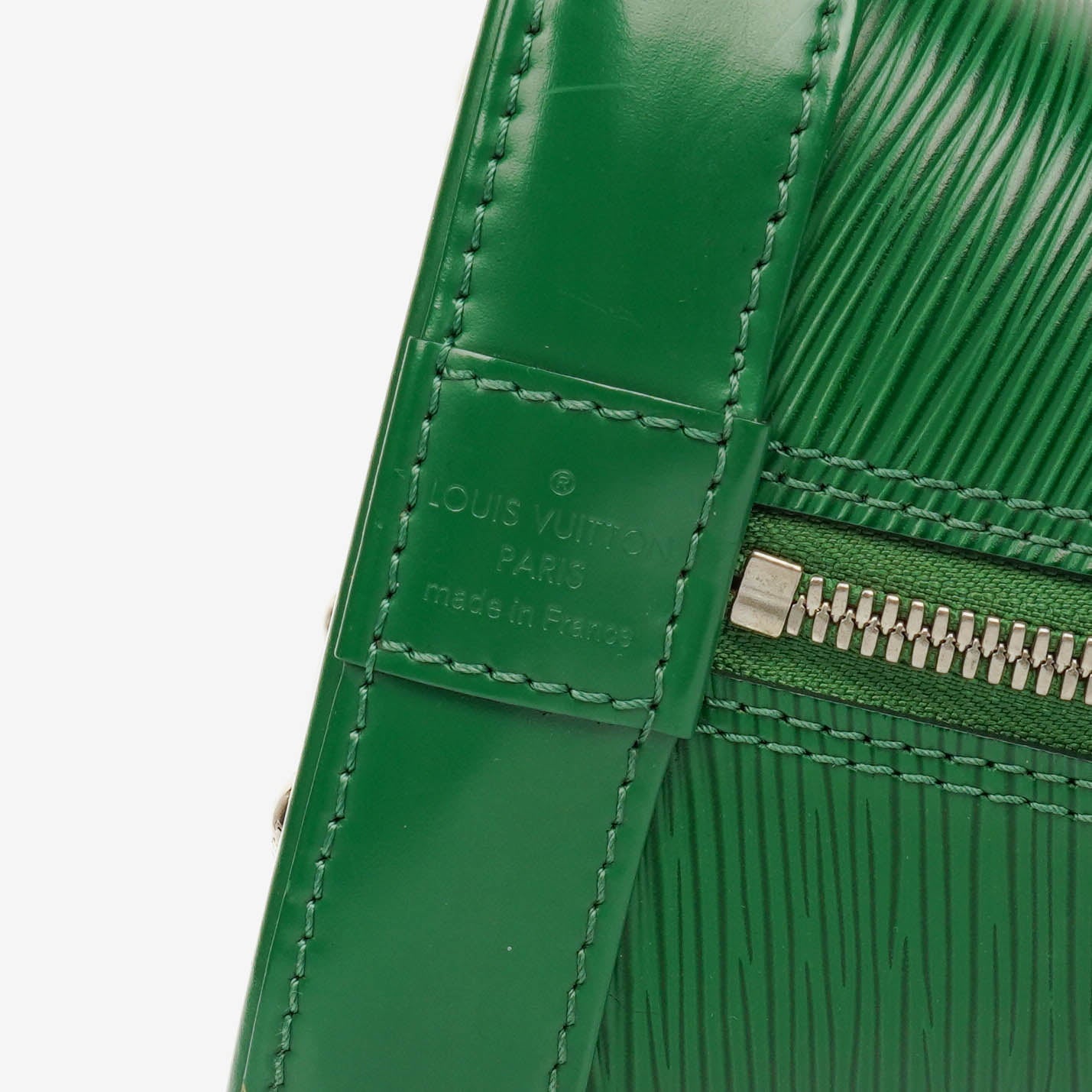 Louis Vuitton Green Epi Leather Alma PM Handbag