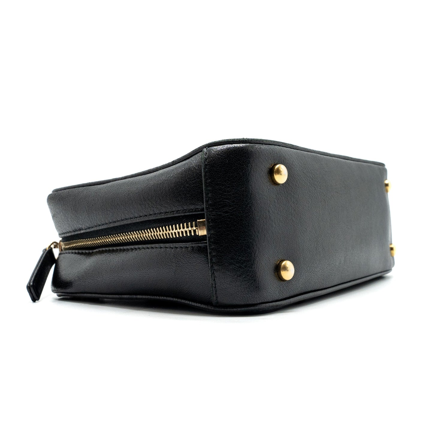 Chanel zipper camera chain bag lambskin black
