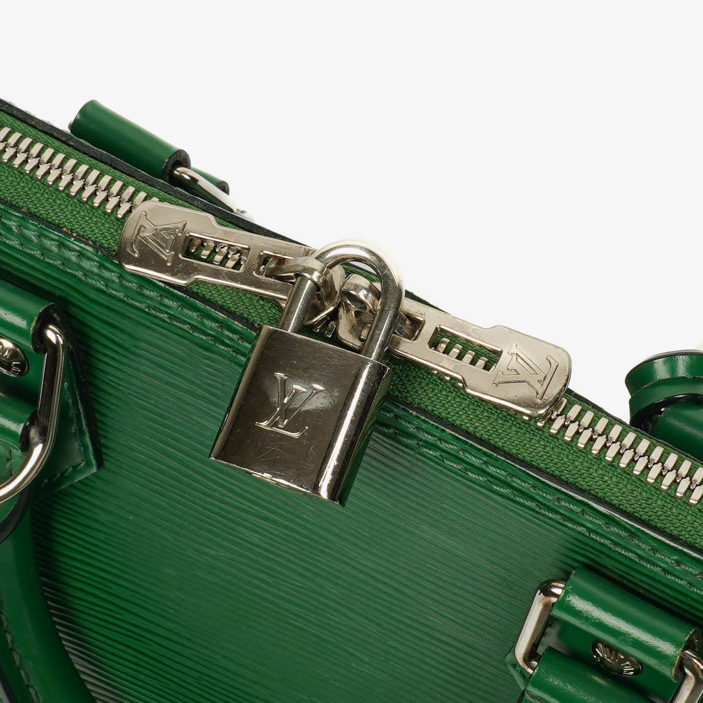 Louis Vuitton Green Epi Leather Alma PM Handbag