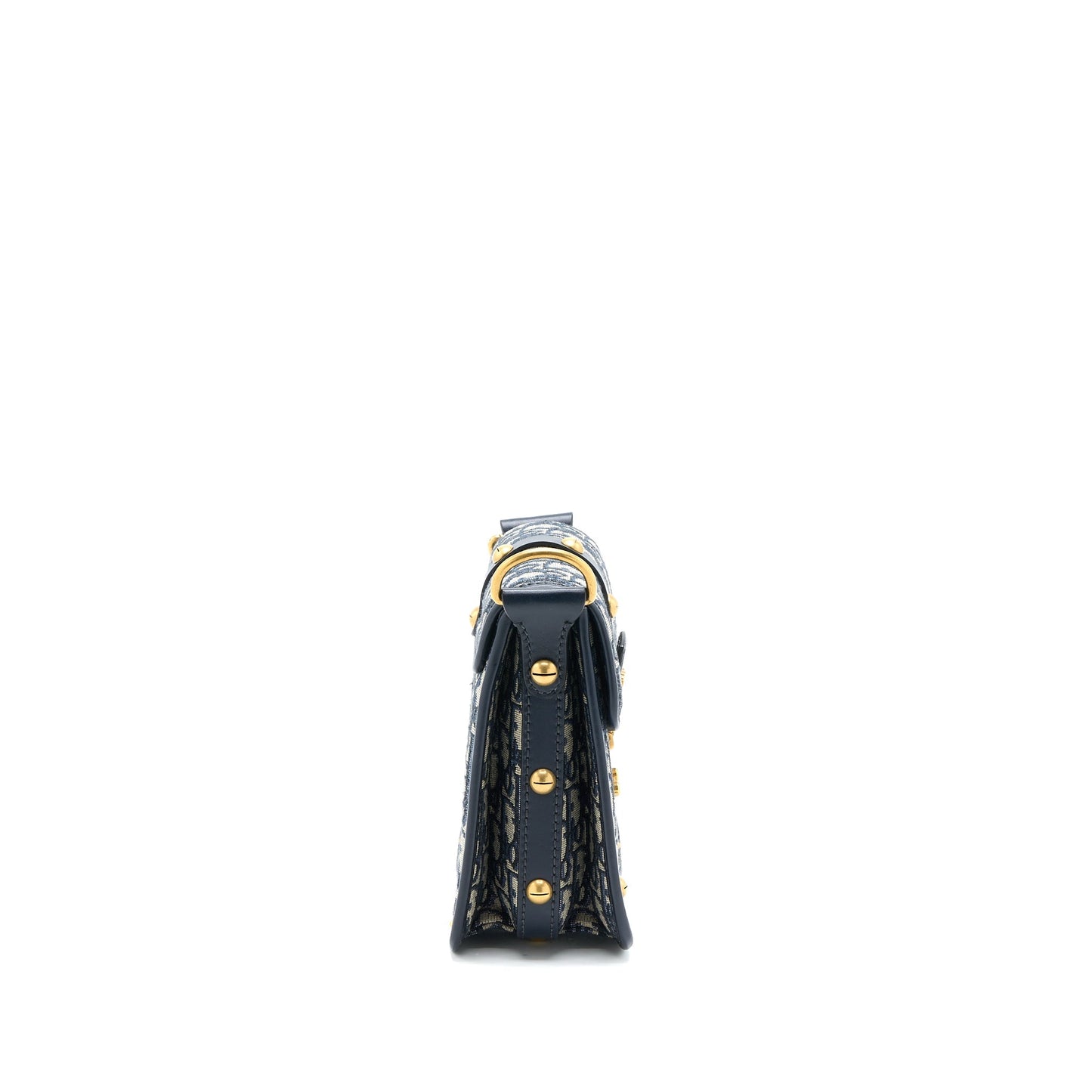 Dior Addict Vertical Messenger Purse Oblique Canvas Blue
