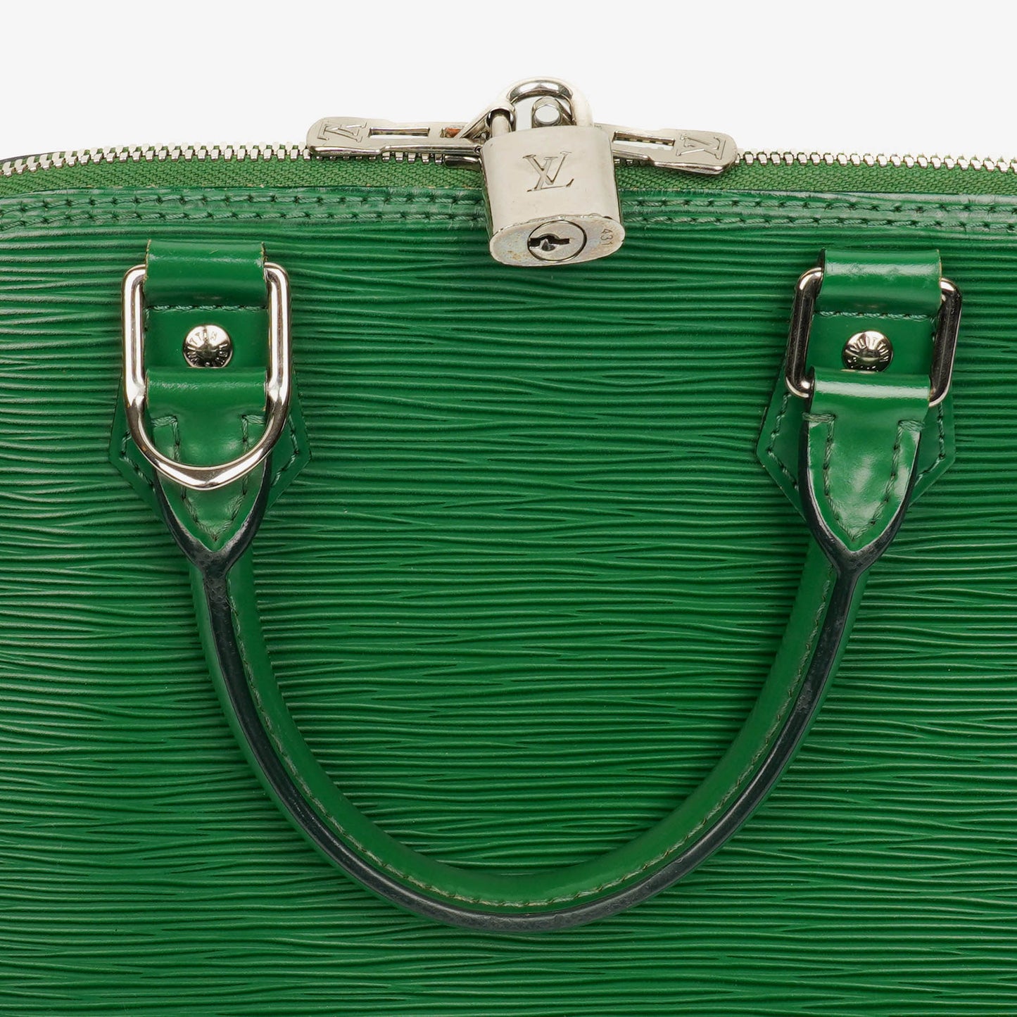 Louis Vuitton Green Epi Leather Alma PM Handbag