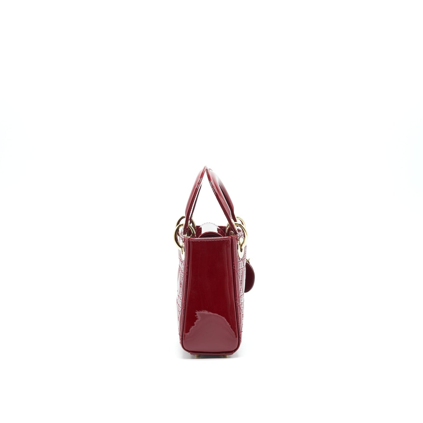 Dior Mini Lady Dior Patent leather Red with