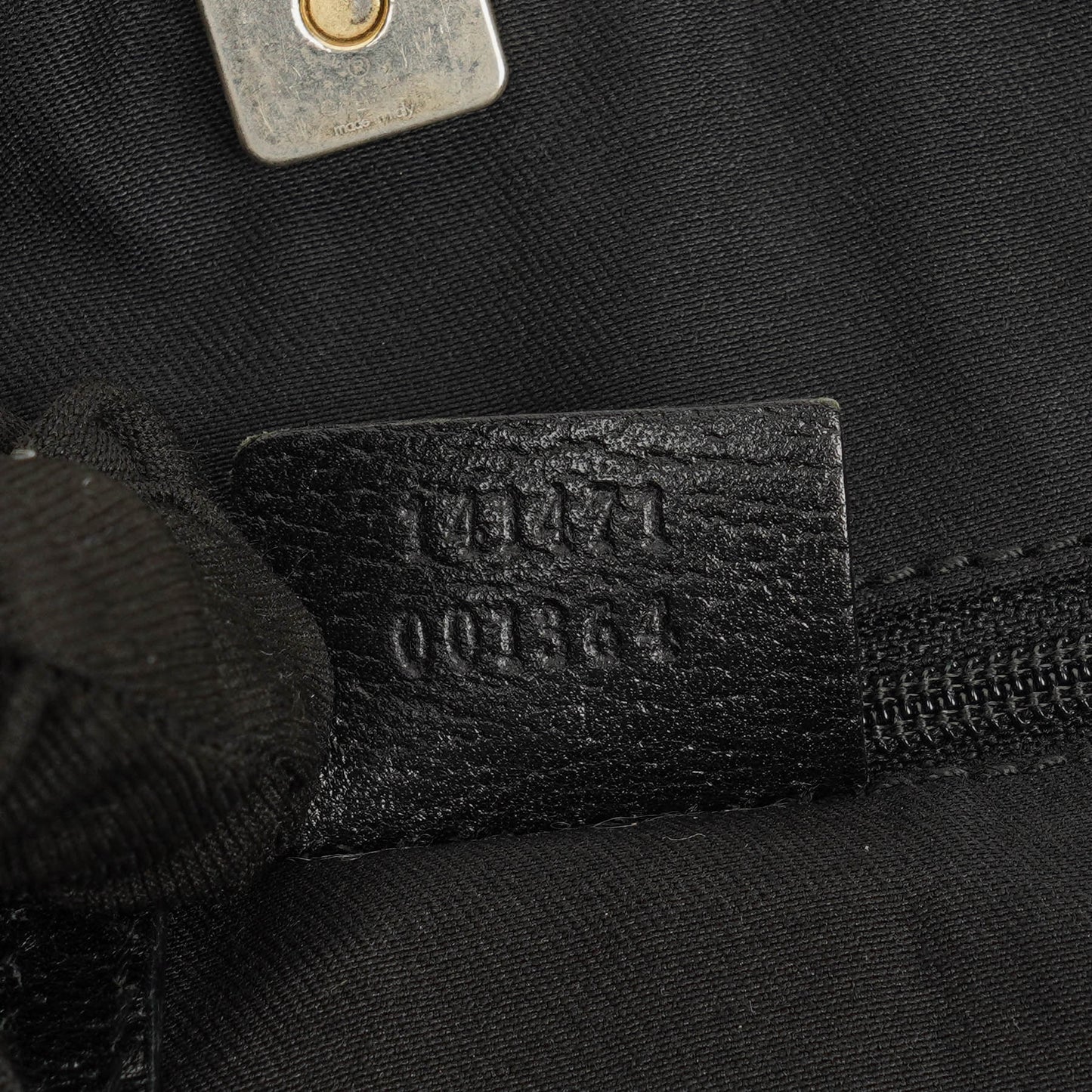 Gucc Monogram GG Canvas Black Abbey Tote Bag