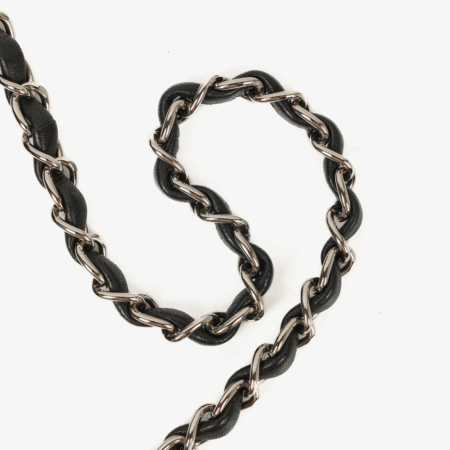 Chanel East West Chocolate Bar CC Patent Leather Shouder Bag Silver-Tone Hardware