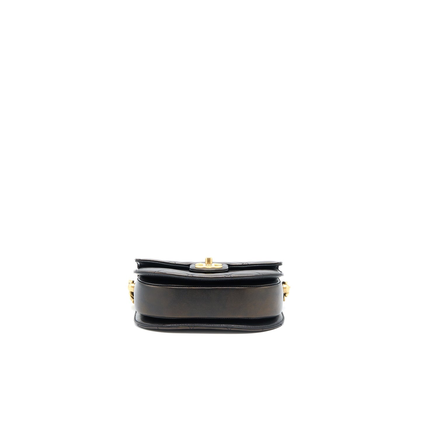 Chanel 21S Moon Messenger Bag Calfskin Black