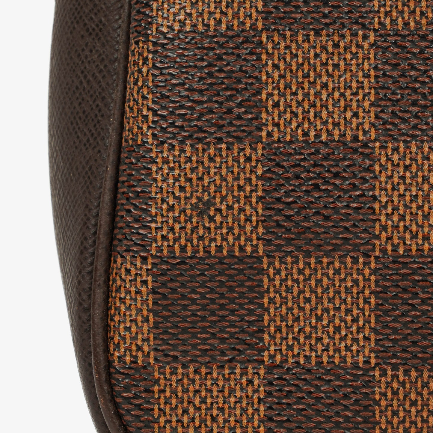 Louis Vuitton Trousse Pochette Damier Ebene Make Up Bag