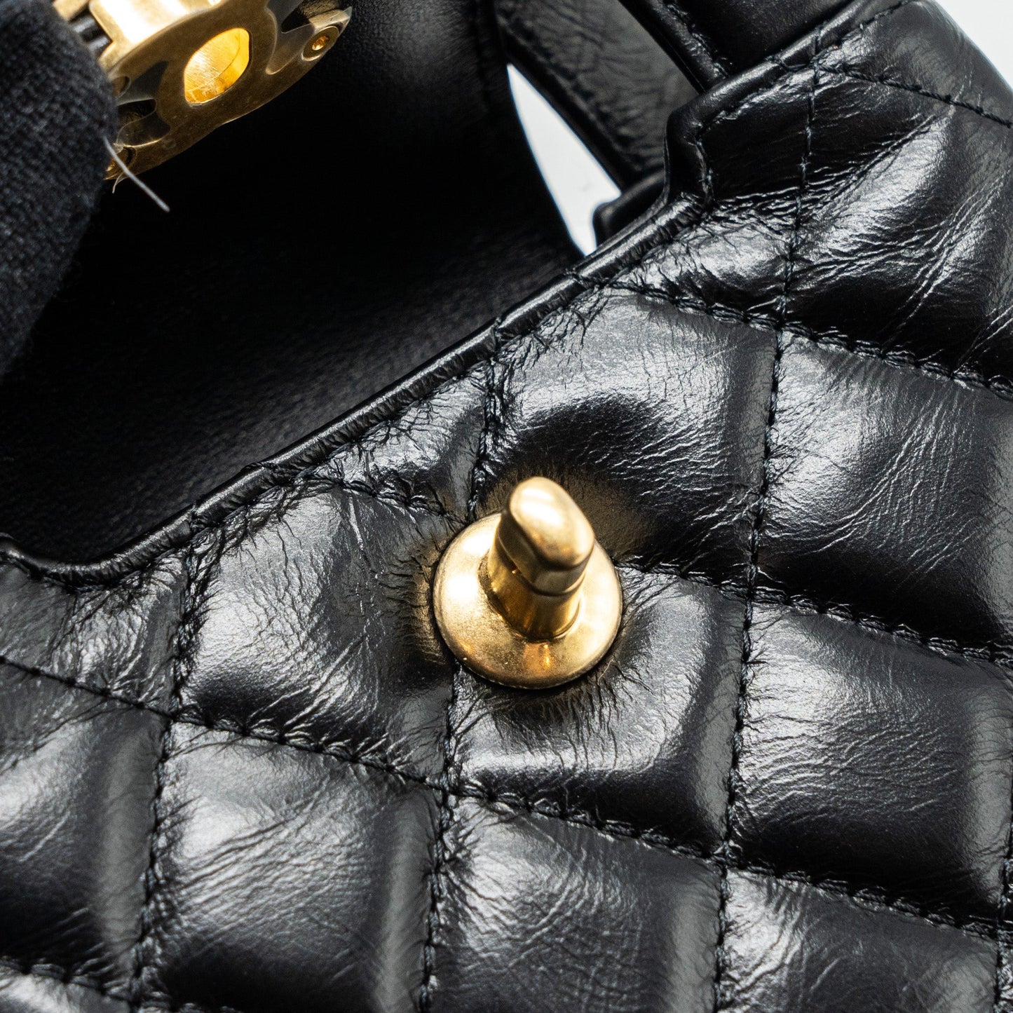 Chanel 23k Nano Shopping Tote Calfskin Black (microchip)