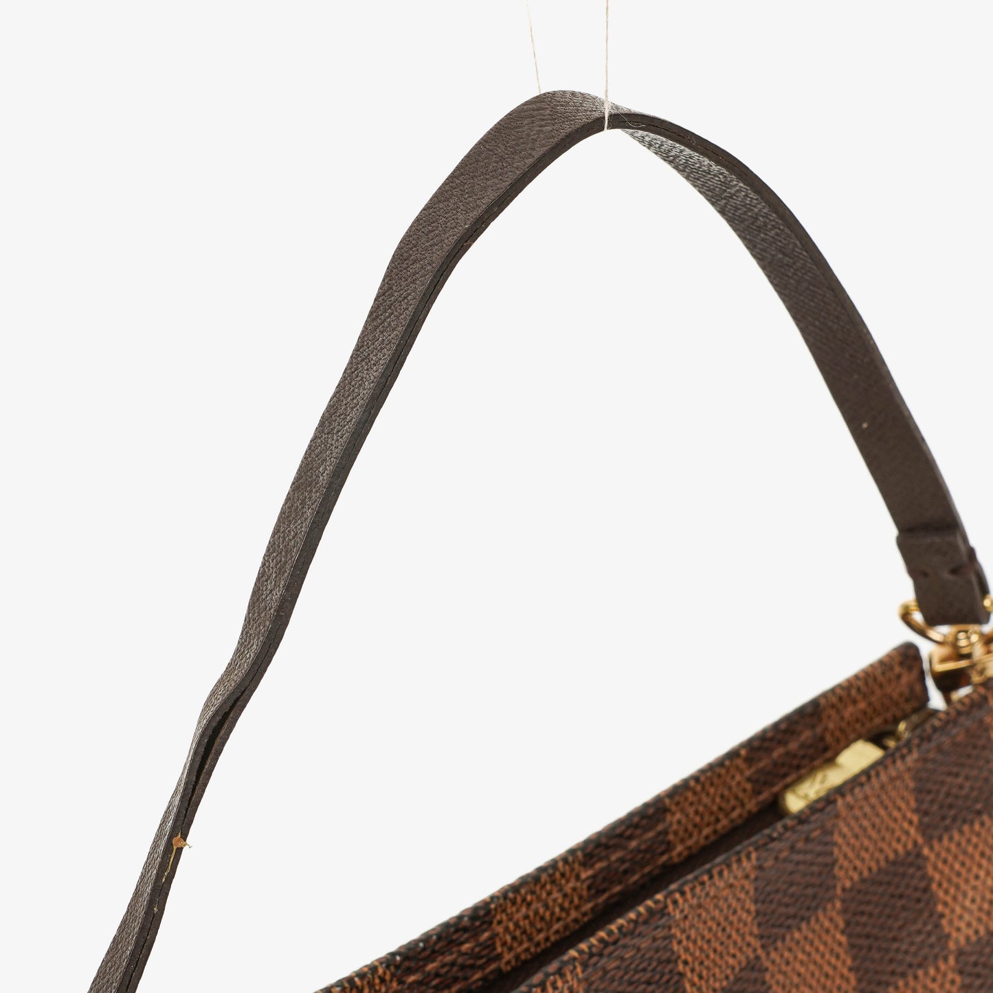 Louis Vuitton Trousse Pochette Damier Ebene Make Up Bag