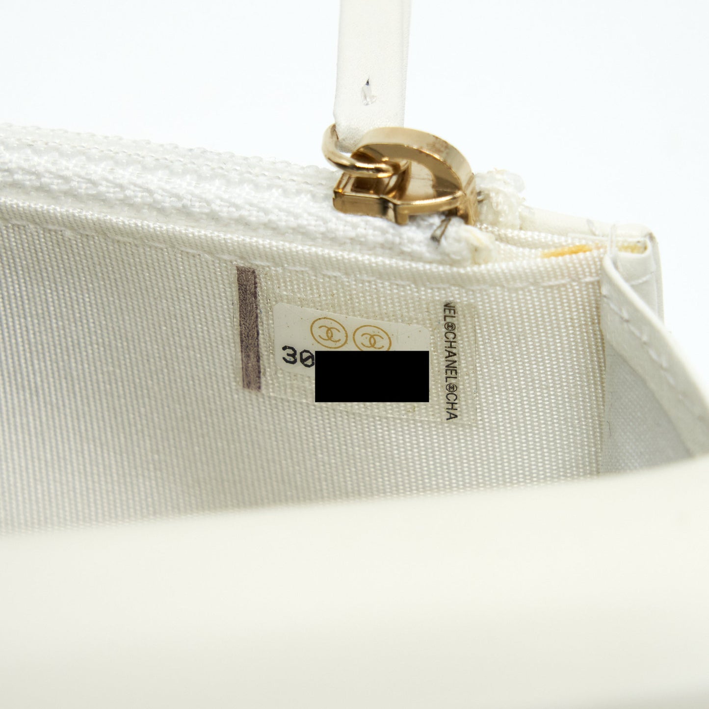 Chanel Grant Pearl Crush Mini Crossbody Bag Lambskin White L