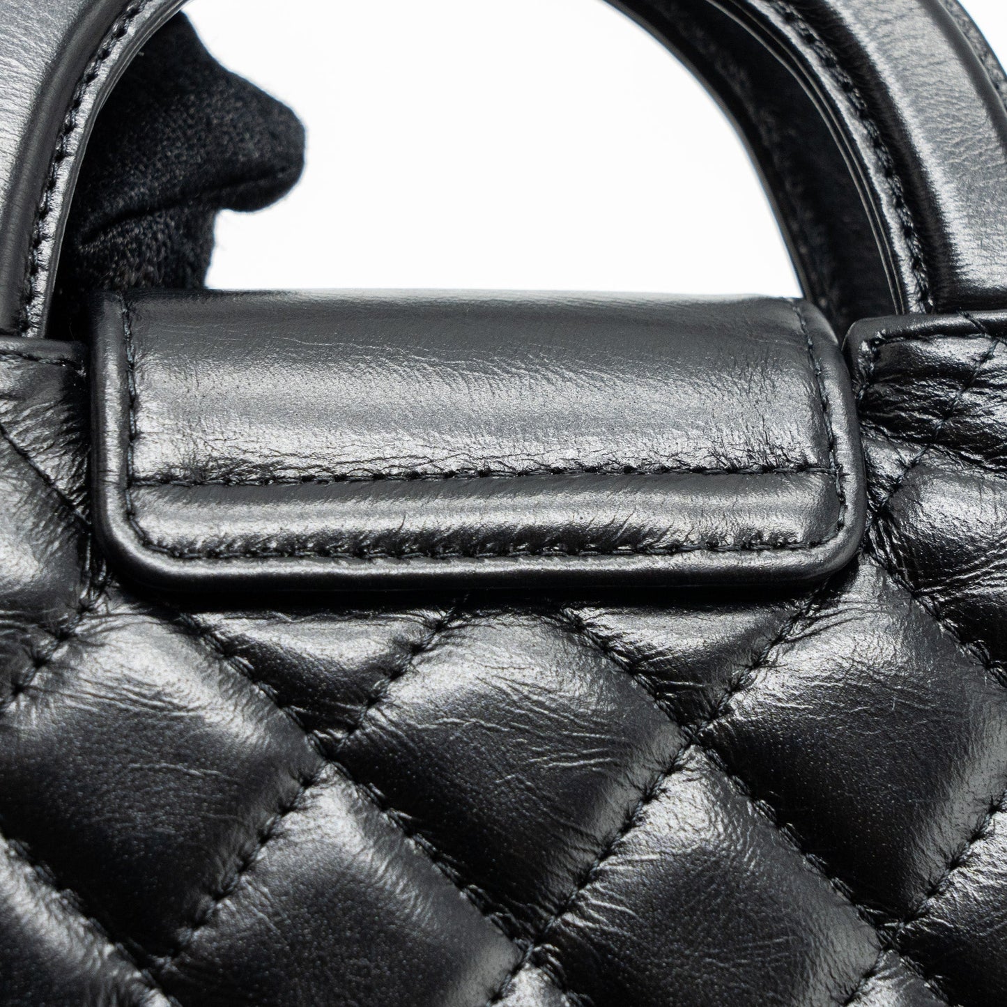 Chanel 23k Nano Shopping Tote Calfskin Black (microchip)