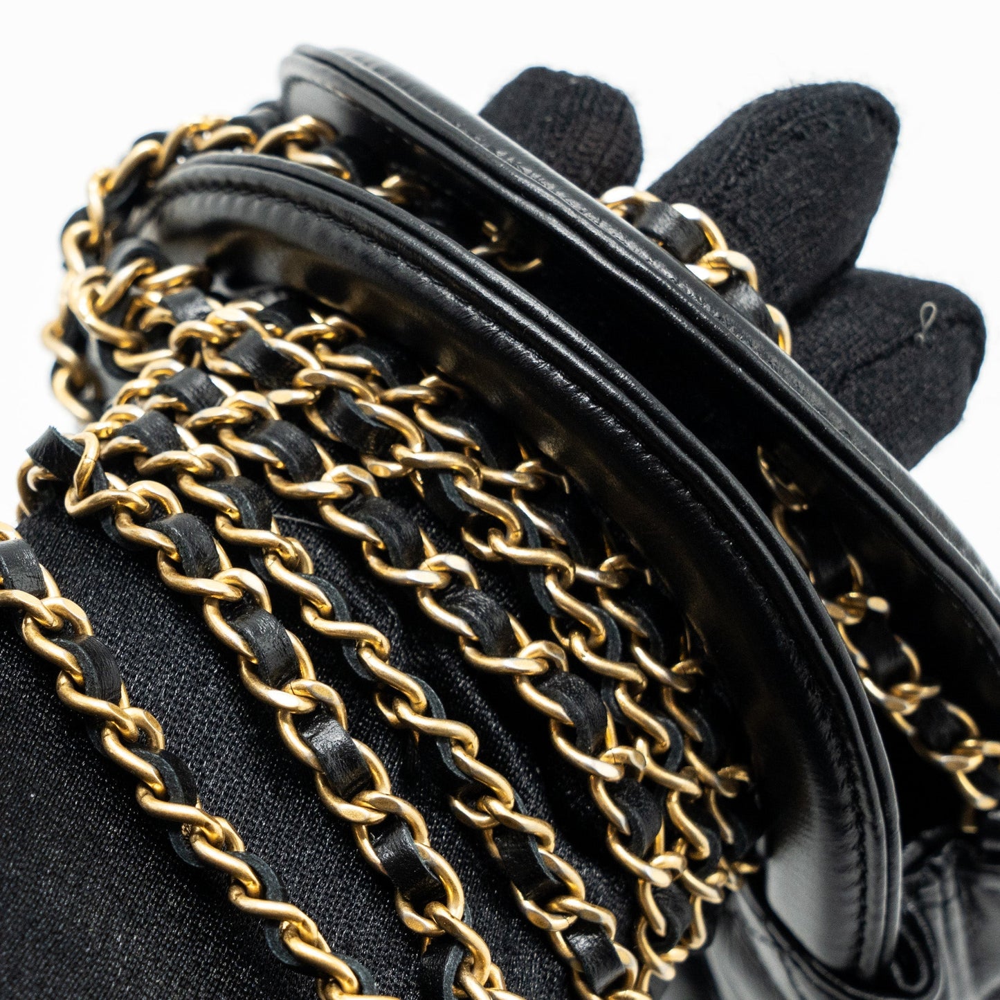 Chanel 23k Nano Shopping Tote Calfskin Black (microchip)