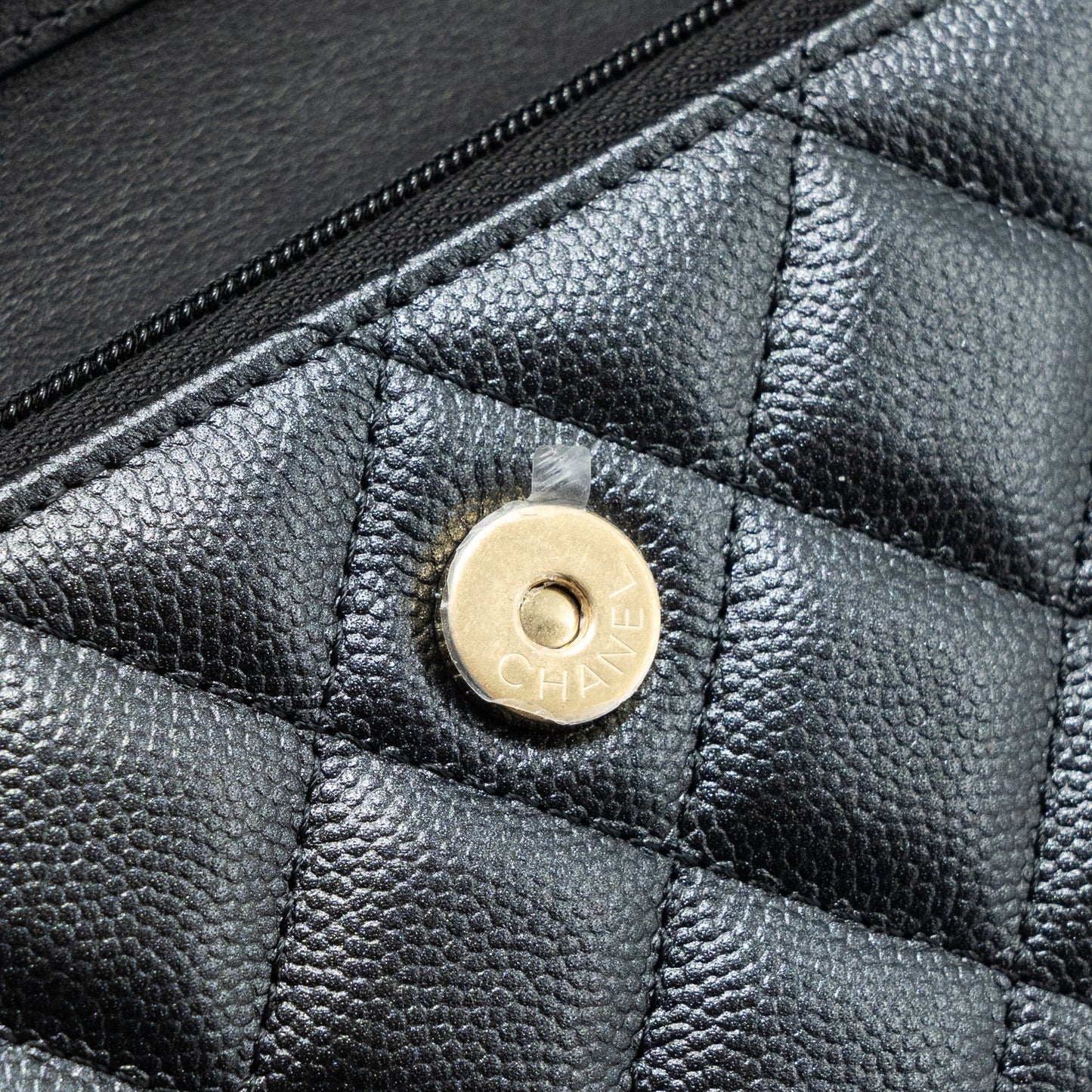Chanel Mini Flap Bag With Adjustable Chains Caviar Black (microchip)