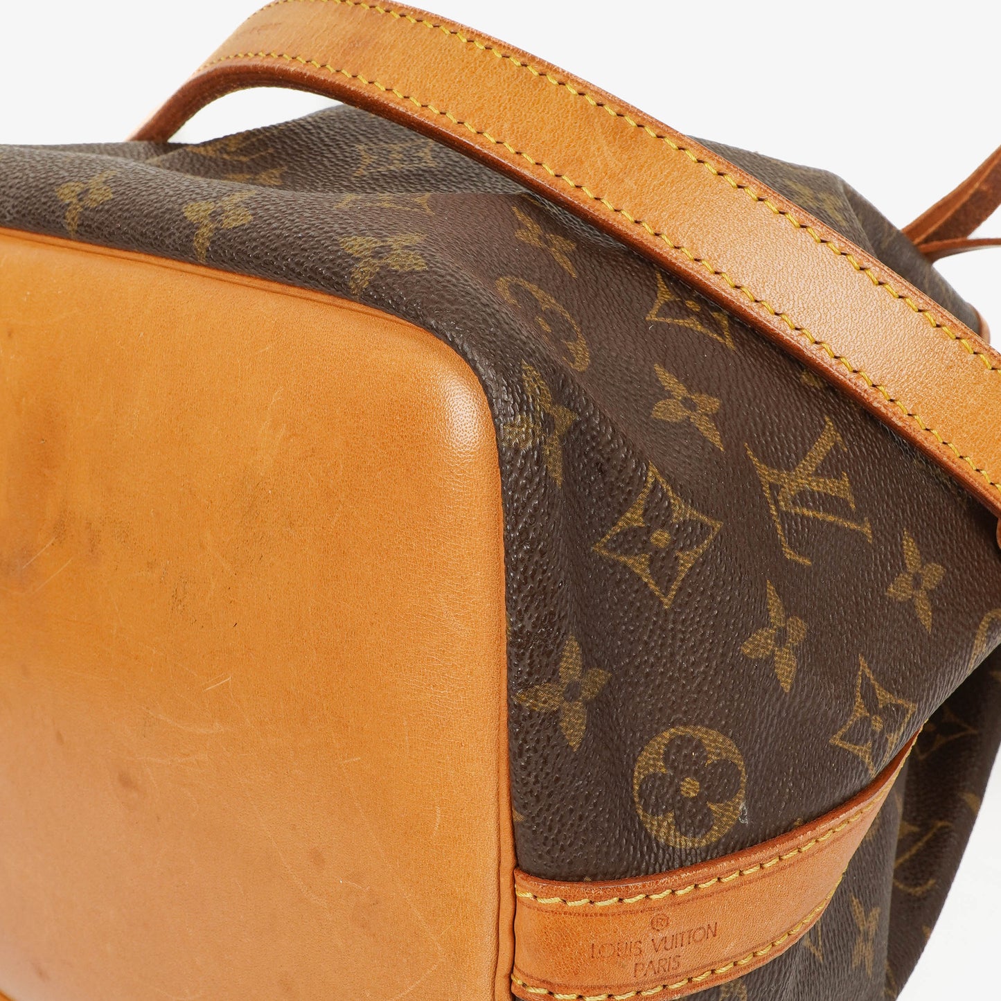 Louis Vuitton Petit Noe Monogram Canvas Shoulder Bag