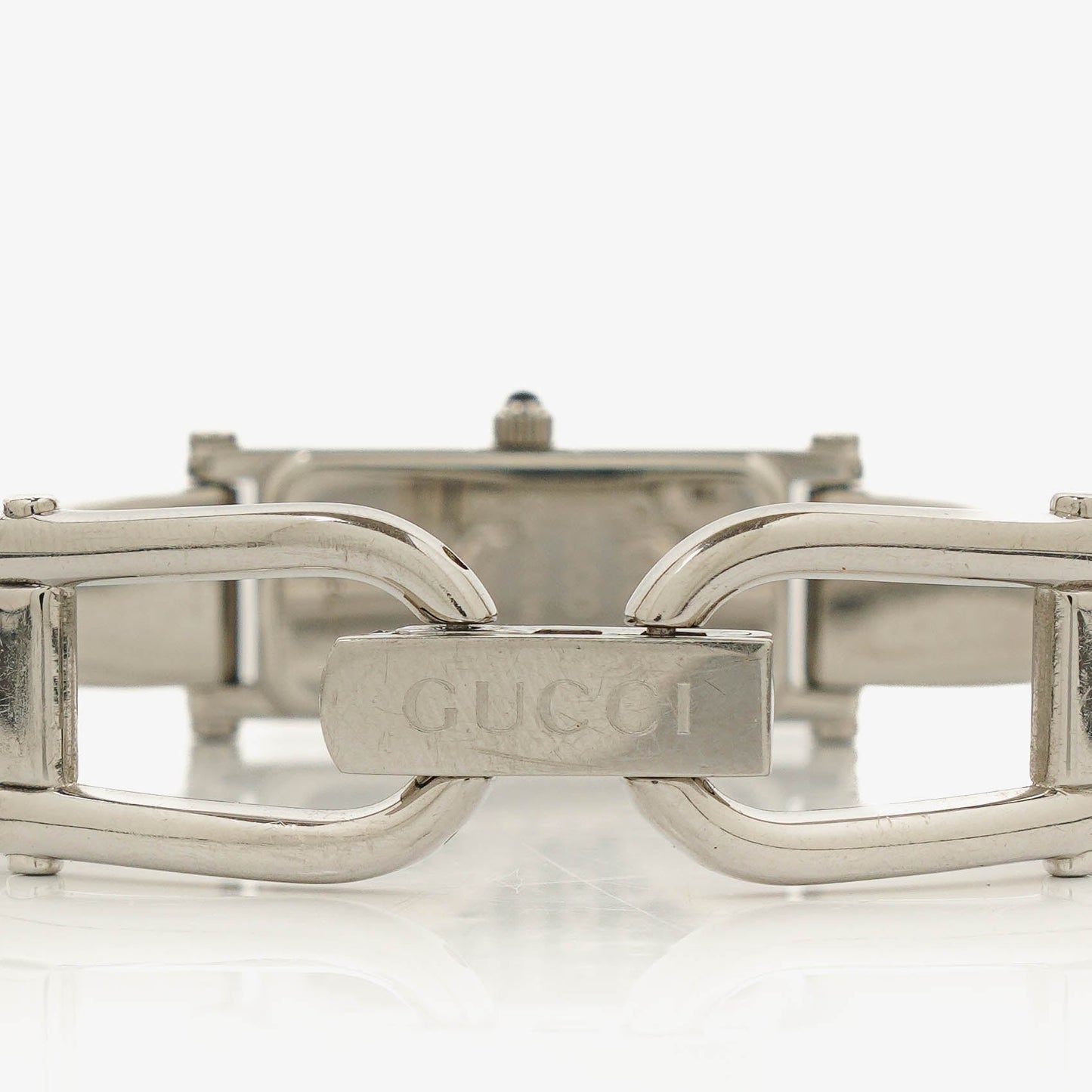 Gucci 1500L Rectangular Stainless Steel Watch