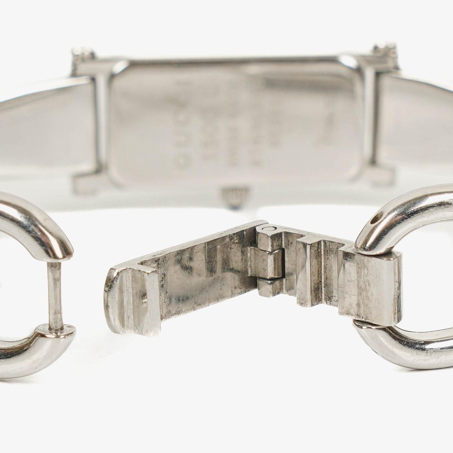 Gucci 1500L Rectangular Stainless Steel Watch