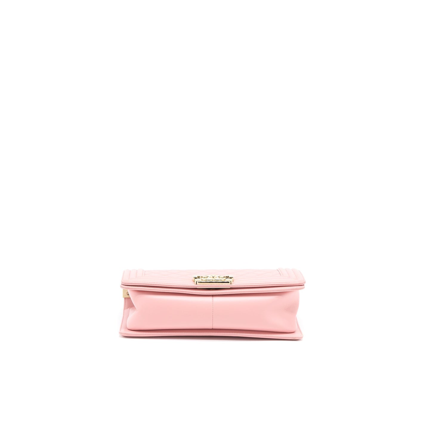 Chanel Medium Boy Bag Calfskin Pink L