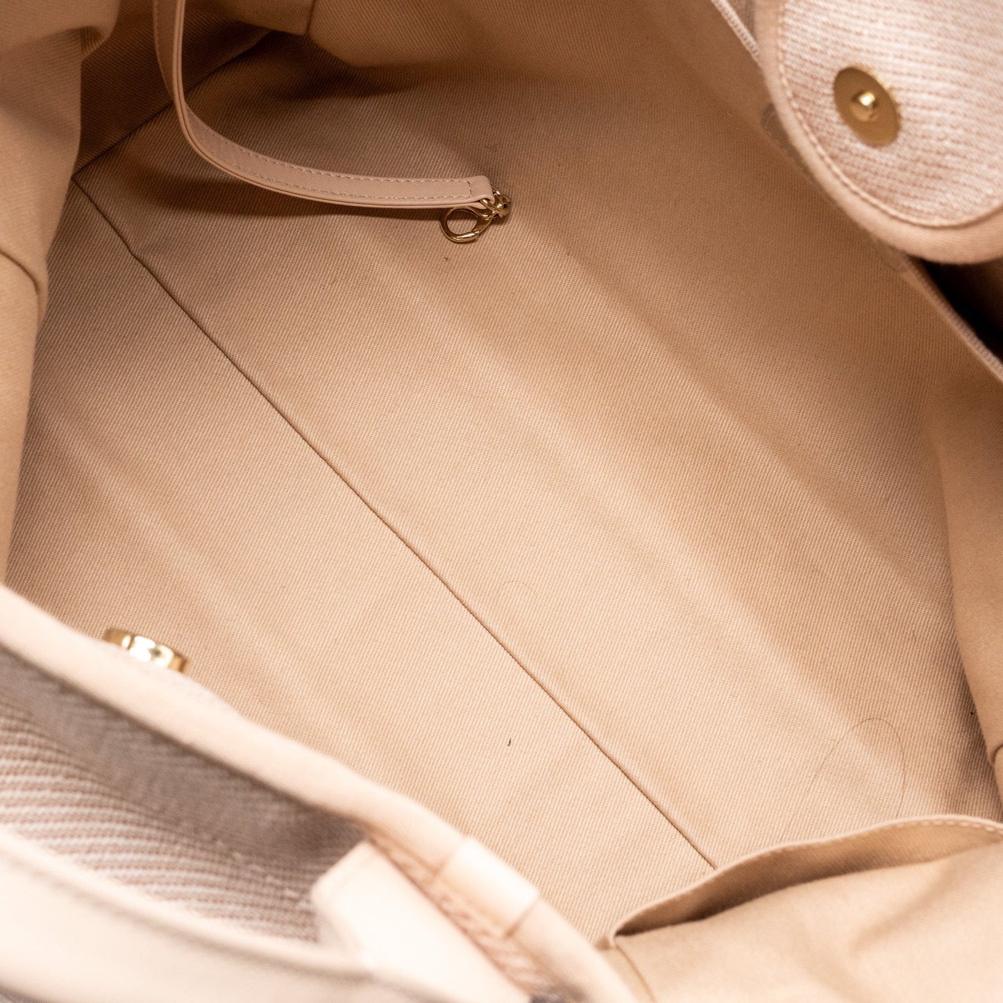 Chanel Deauville Tote Bag canvas Light Pink L